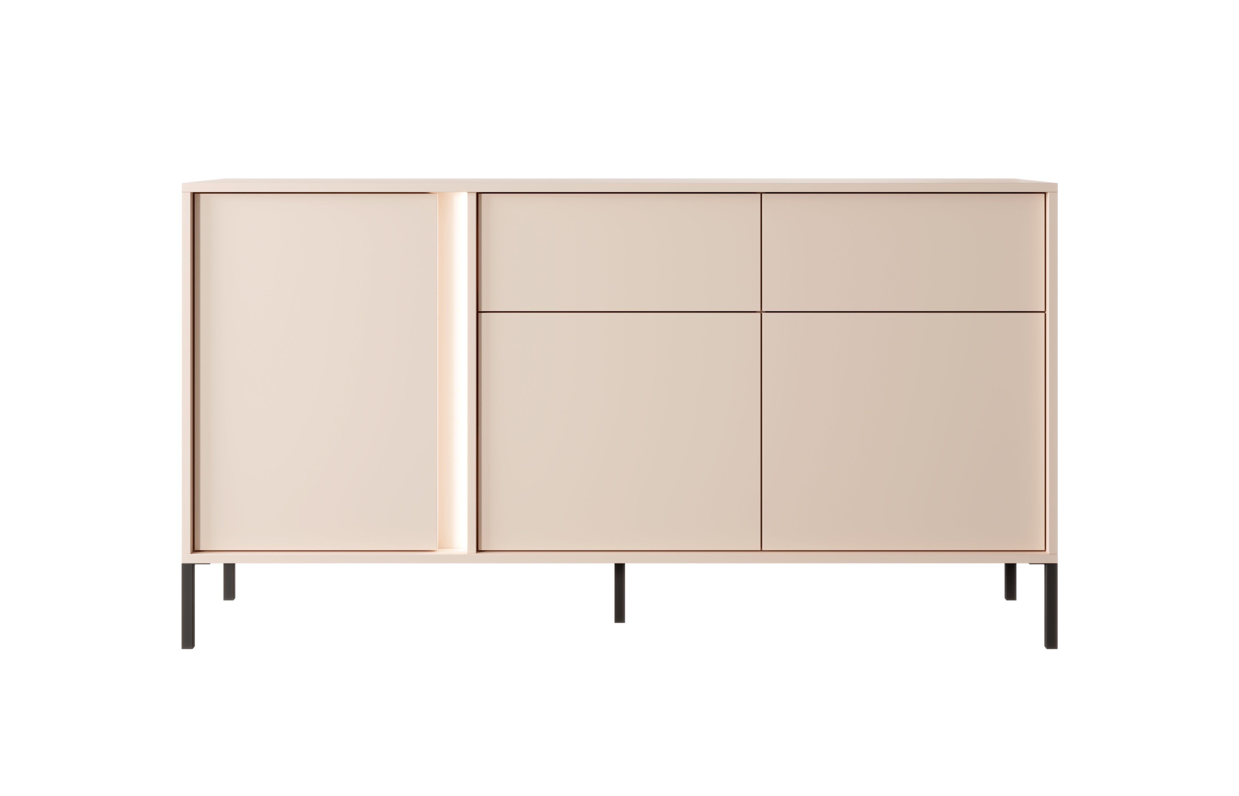 Lask Dast Sideboard with Drawers 153 × 81.4 × 39.5 cm