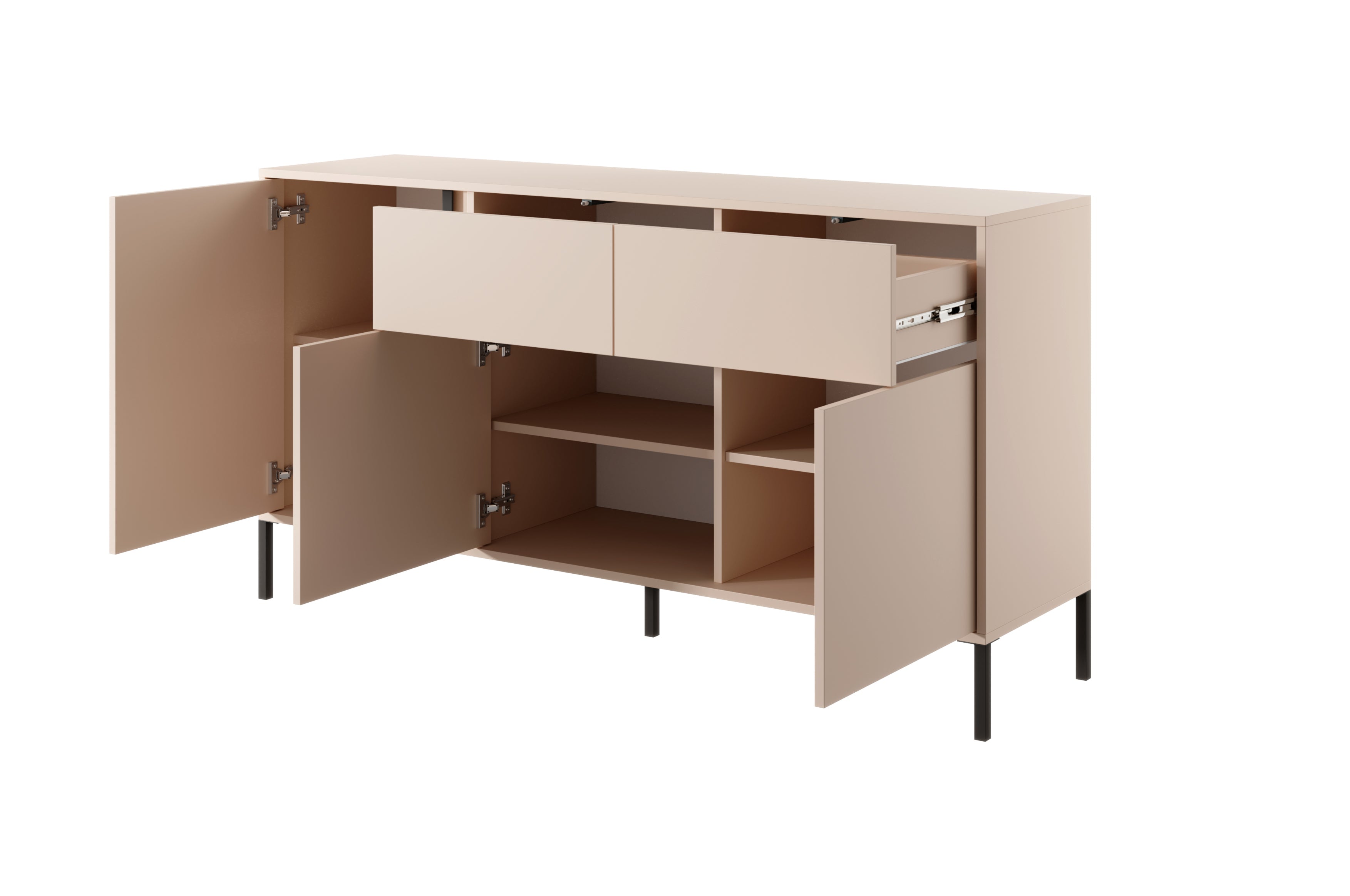 Lask Dast Sideboard with Drawers 153 × 81.4 × 39.5 cm