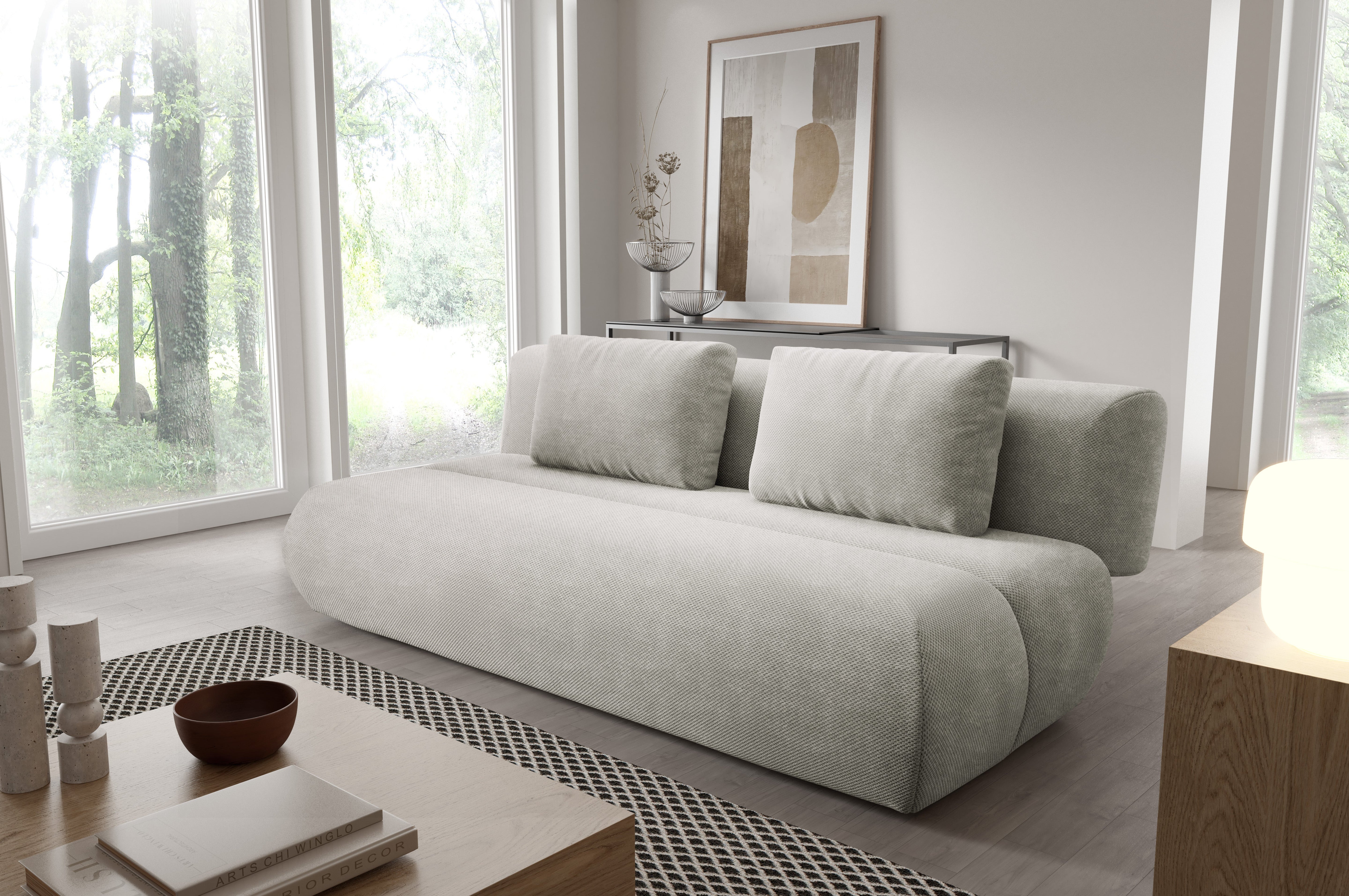 Lask DOT Schlafsofa – 217 × 124–134 cm