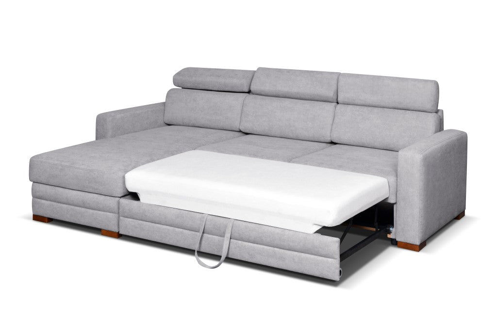 Ecksofa Solar Soft Grey