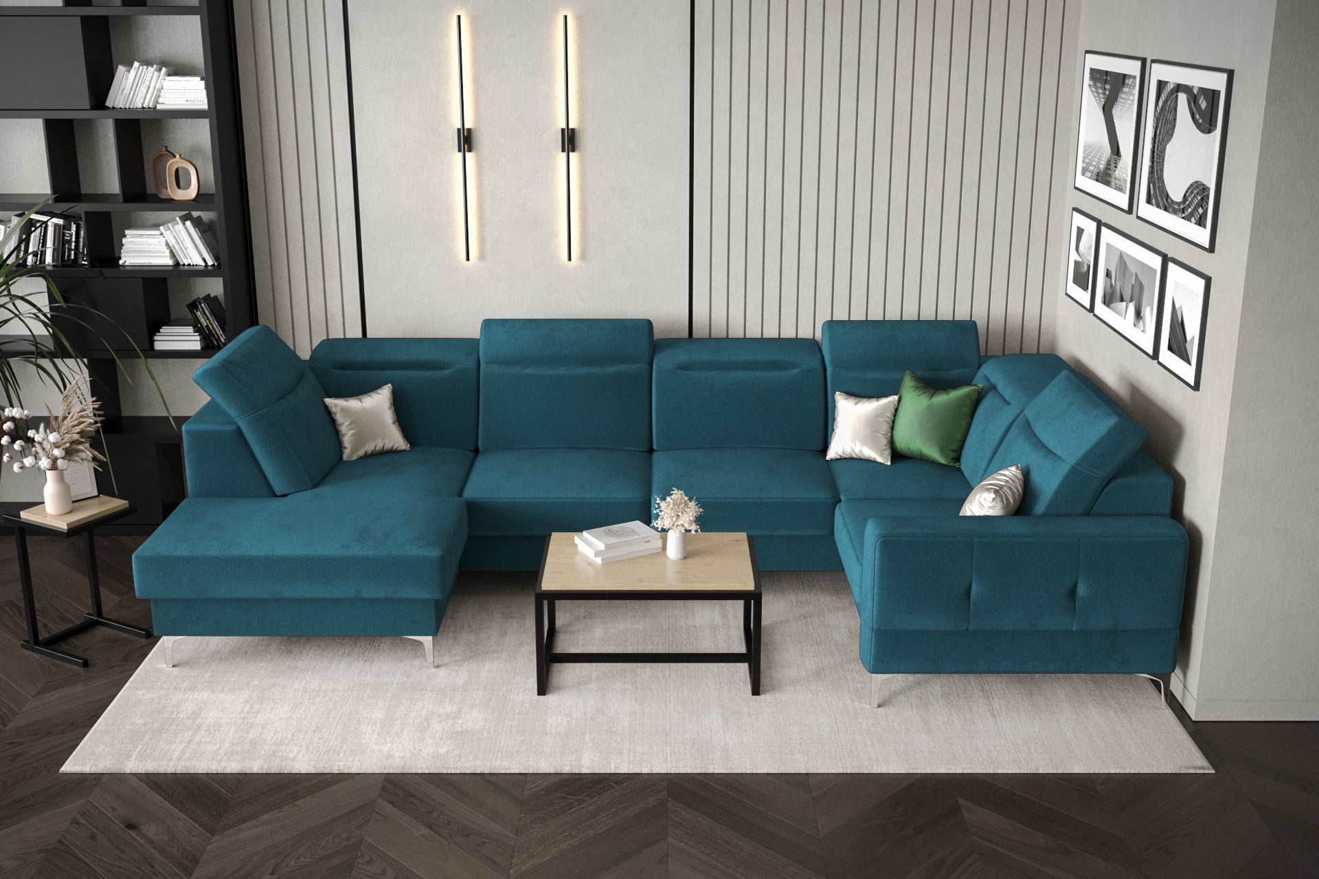 Ecksofa G-Malibu II: Kompakter Komfort und moderne Eleganz