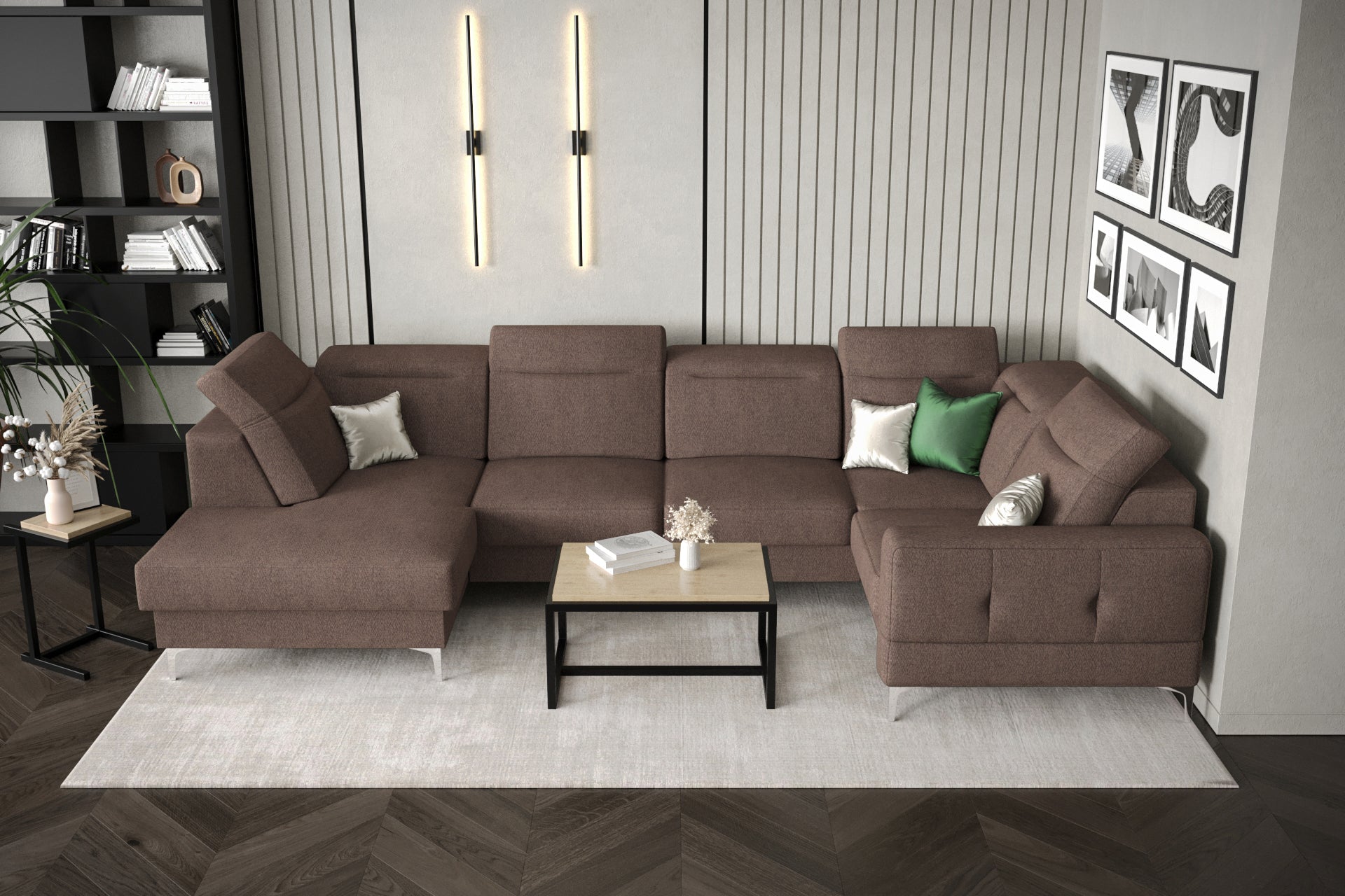 Ecksofa G-Malibu II: Kompakter Komfort und moderne Eleganz