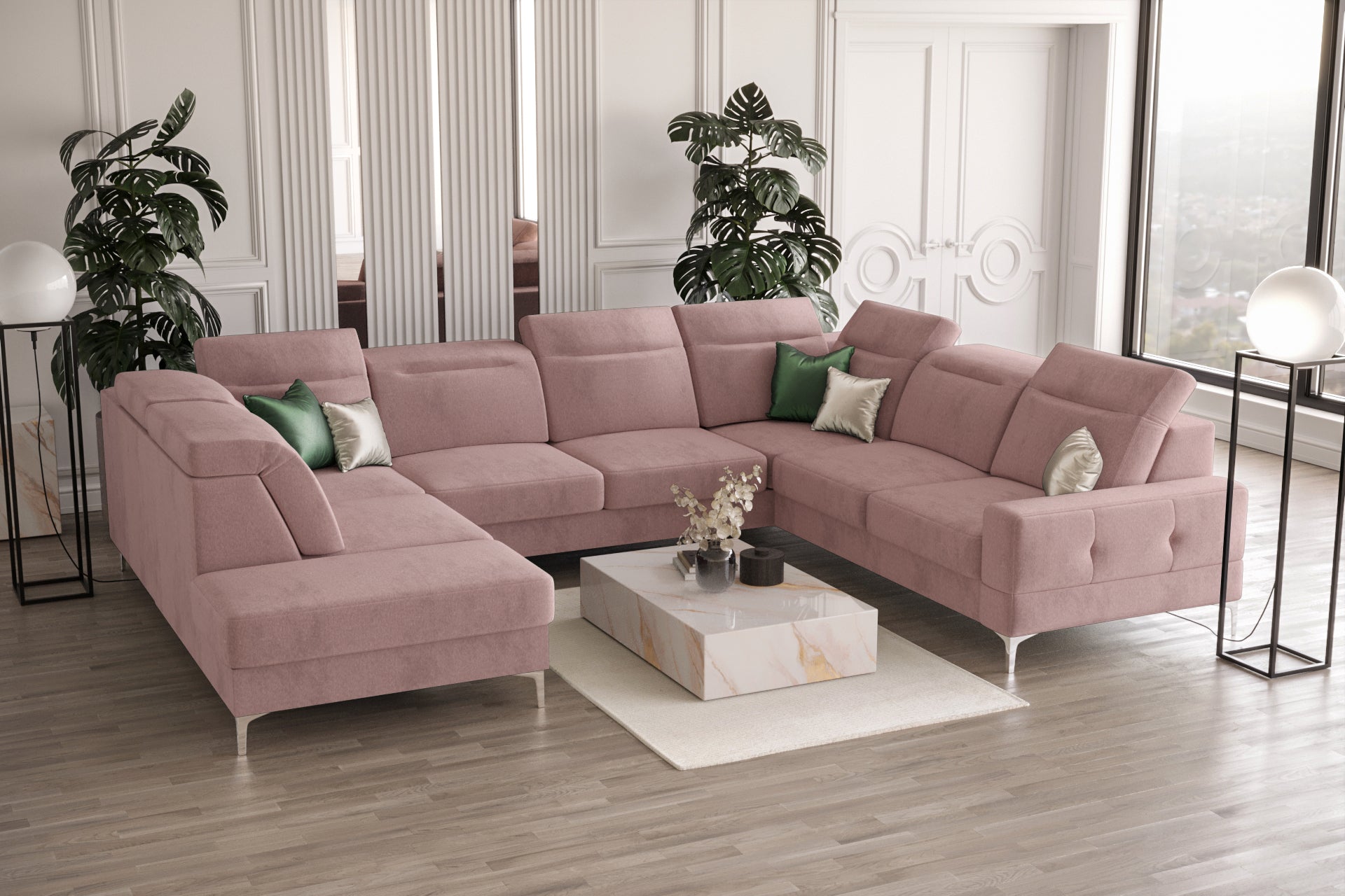 Ecksofa G-Malibu I: Großzügiger Komfort und modernes Design