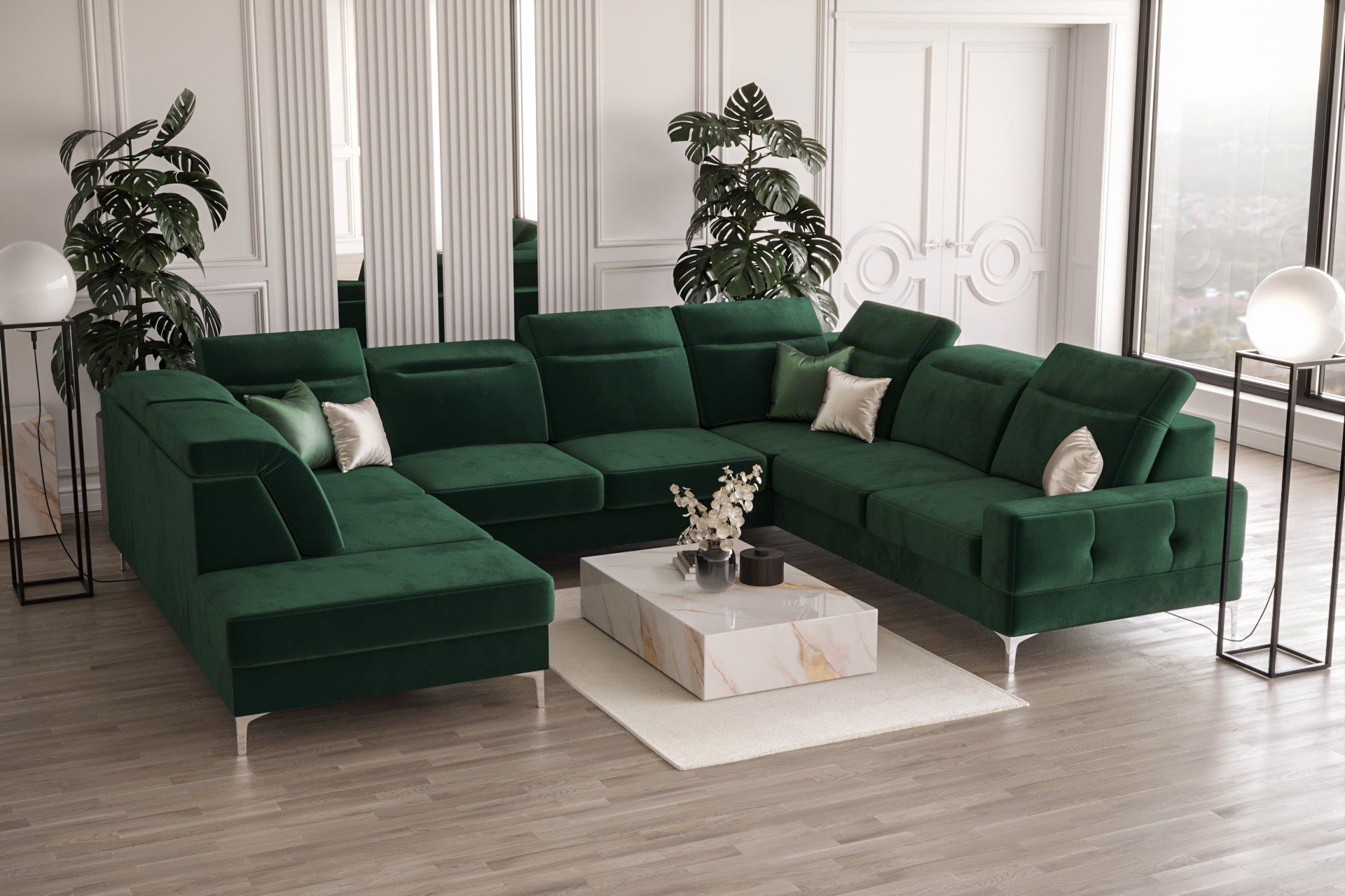 Ecksofa G-Malibu I: Großzügiger Komfort und modernes Design