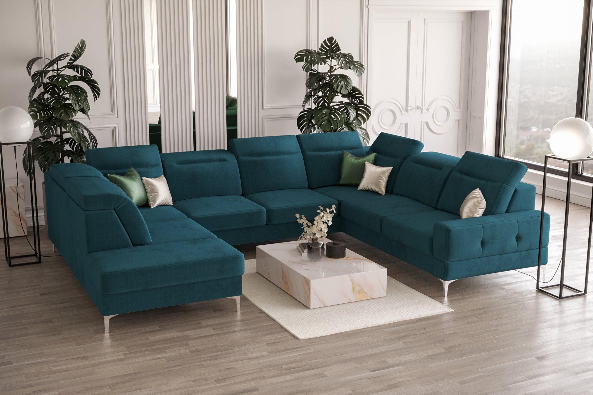 Ecksofa G-Malibu I: Großzügiger Komfort und modernes Design