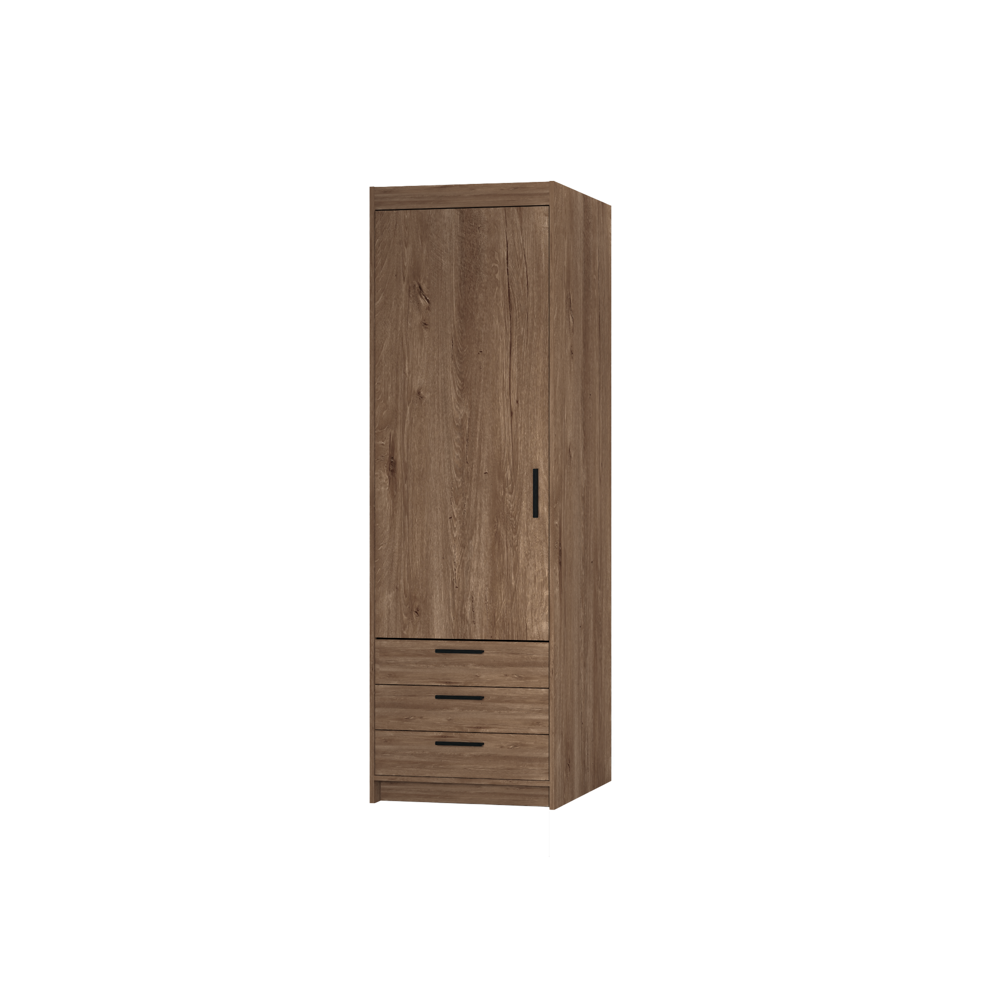 LE Elena 1D 3S DL01 3S Kleiderschrank in Lefkas Eiche