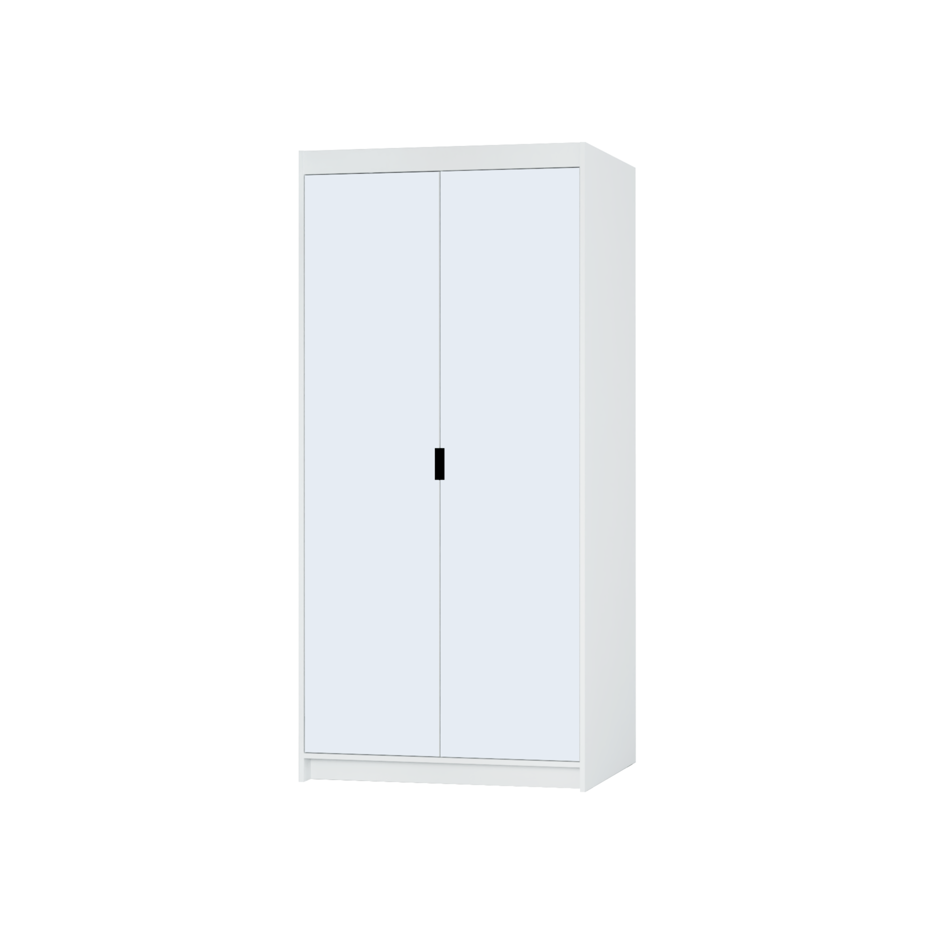LE Elena 2D Spiegelgarderobe in Weiß