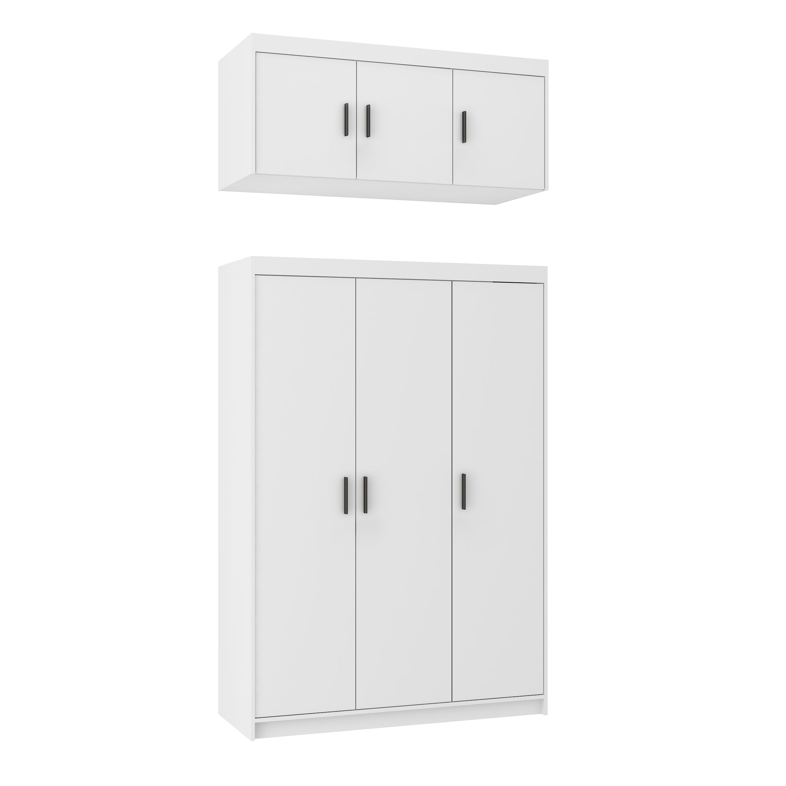 LE Elena 3D NAELDL03 Oberschrank in Weiß