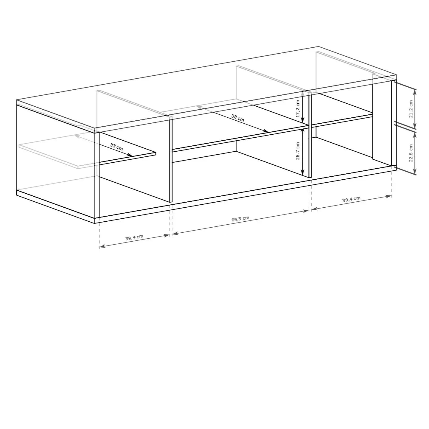 Modern TV Cabinet J-Fonti F-6