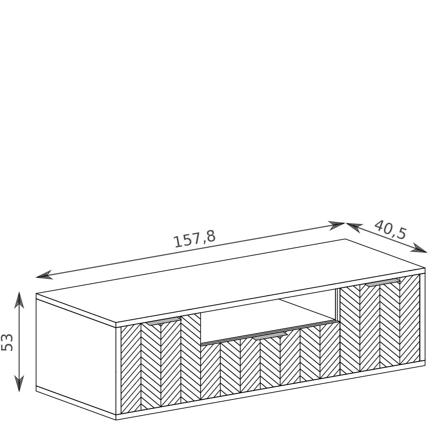 Modern TV Cabinet J-Fonti F-6