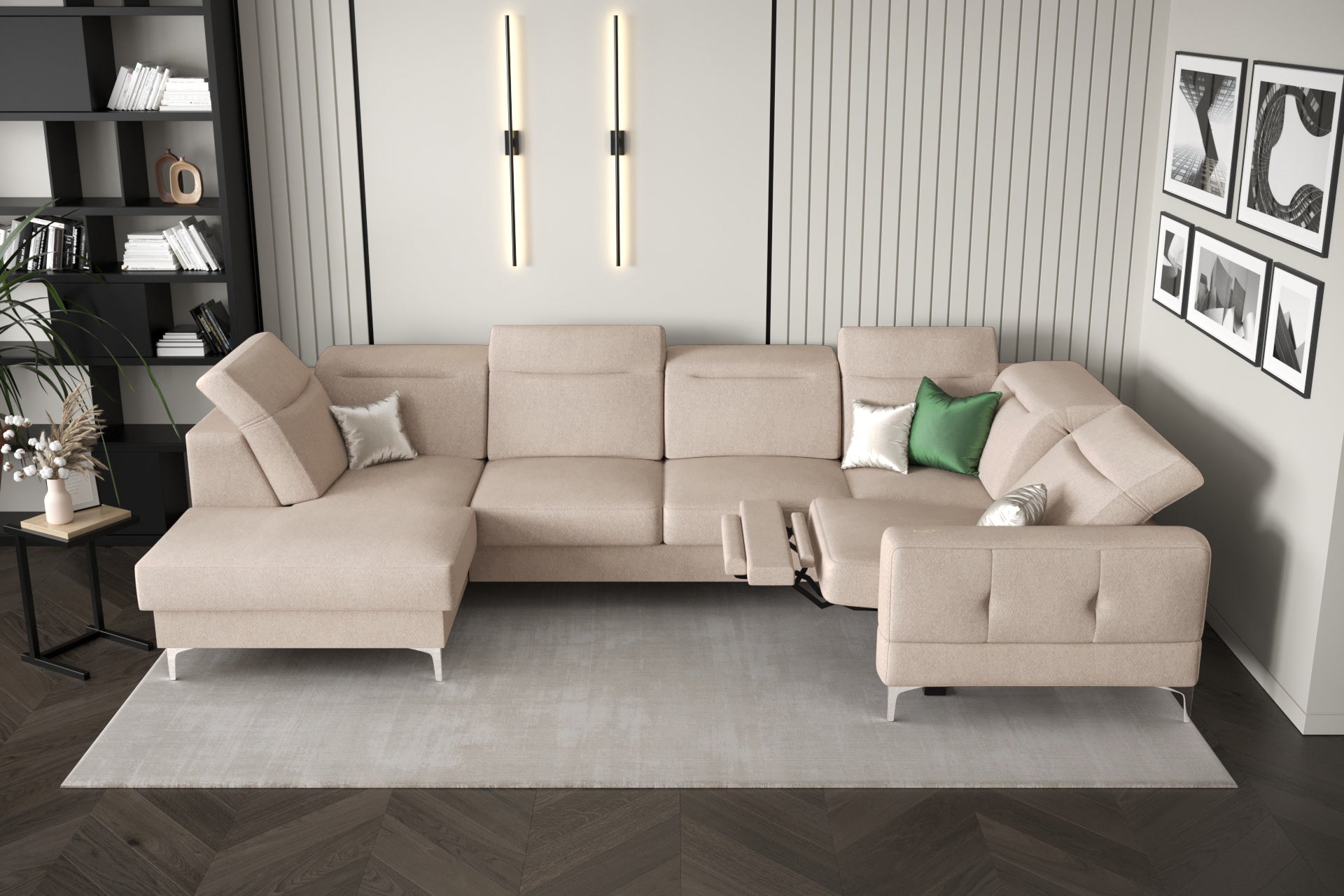G-Malibu Max II Relax Ecksofa 180x350x182 cm