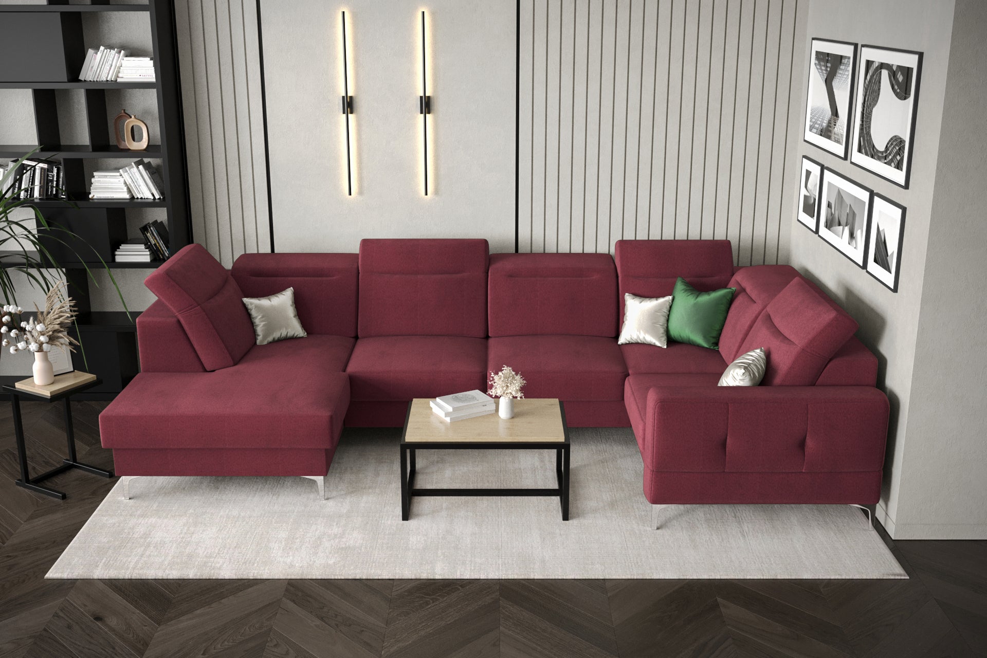 Ecksofa G-Malibu II: Kompakter Komfort und moderne Eleganz