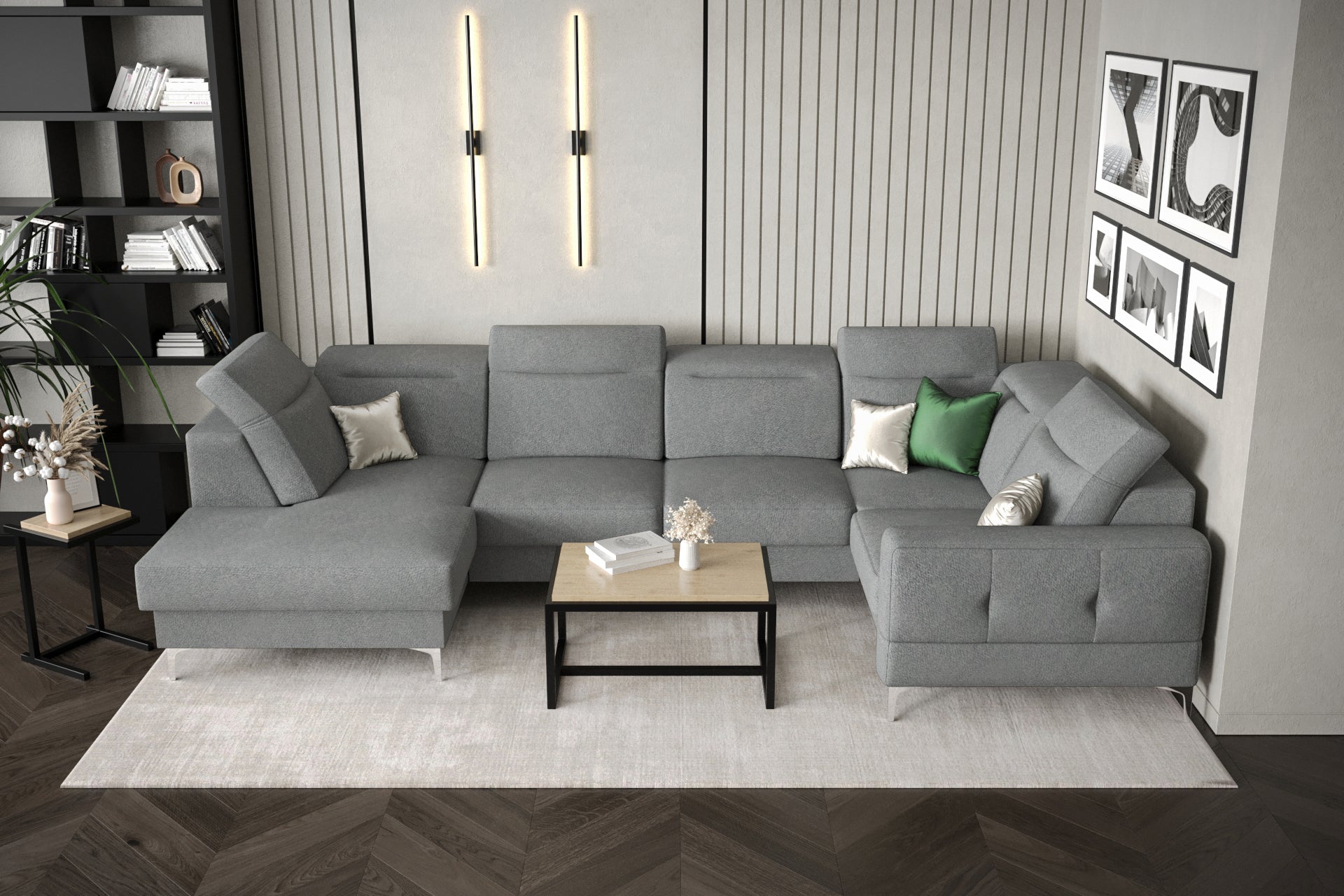 Ecksofa G-Malibu II: Kompakter Komfort und moderne Eleganz