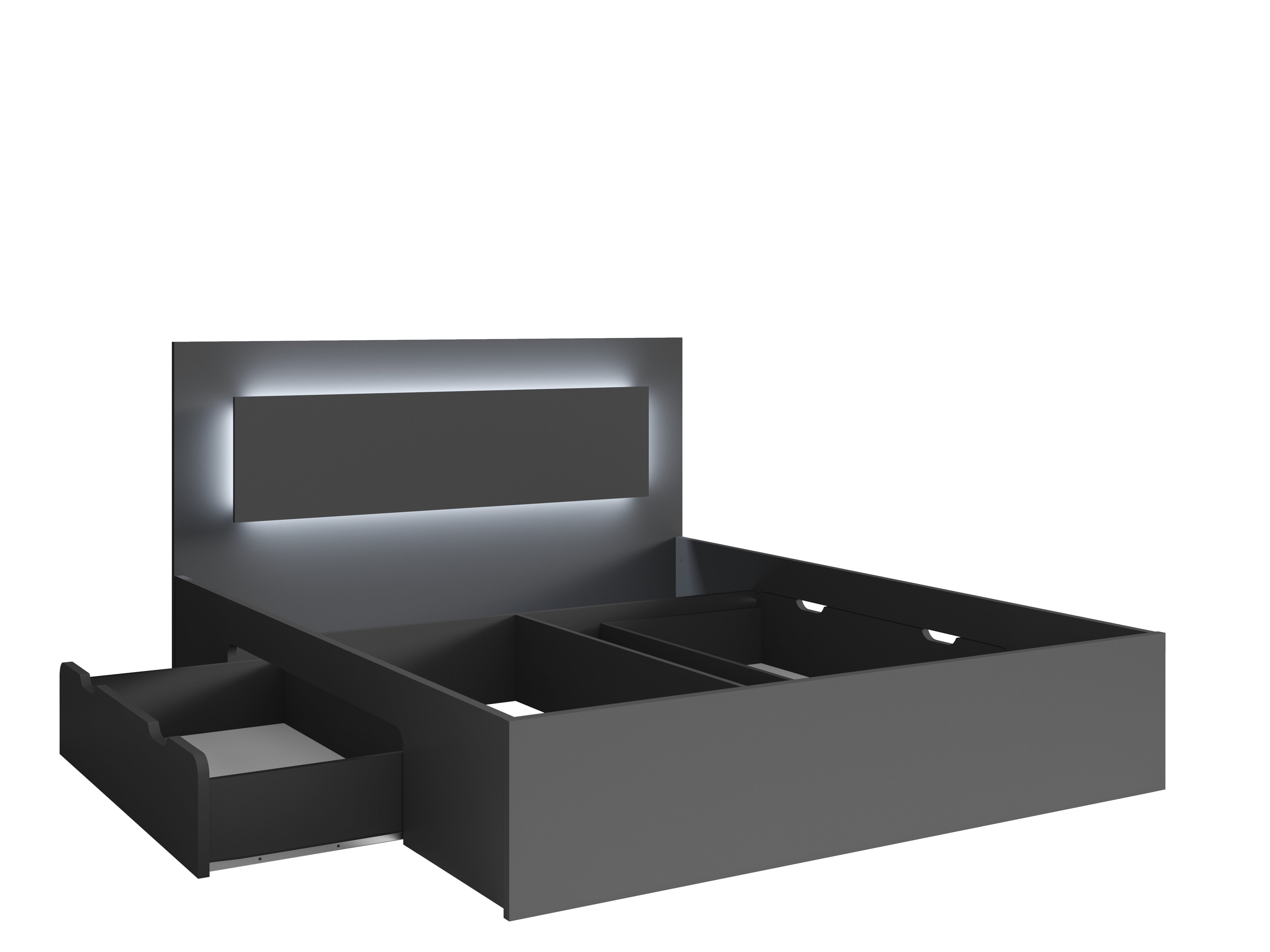 MO Fino Graphit Schlafzimmer-Set