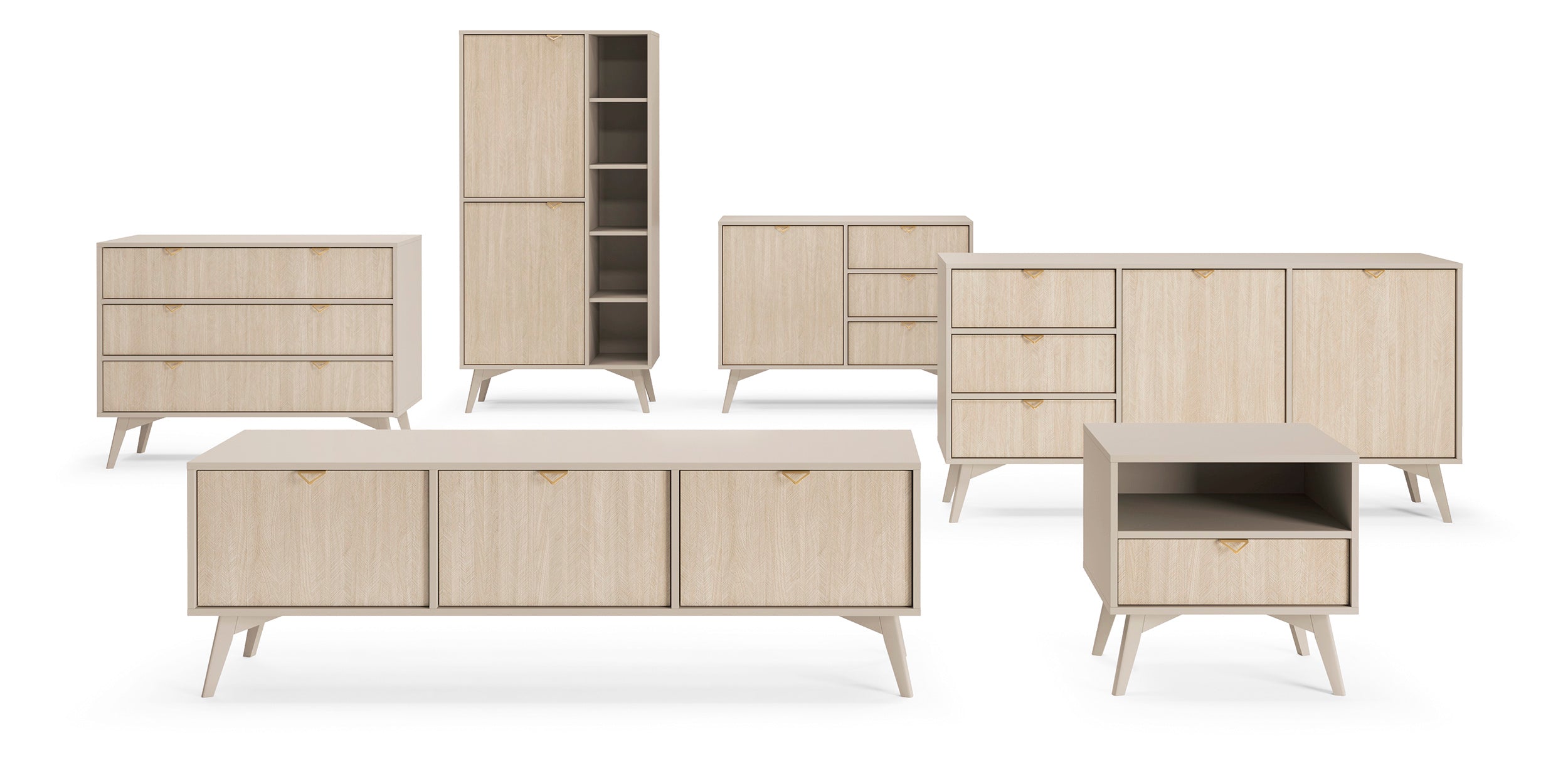 Forest Kleine Kommode - Kommode Sandbeige