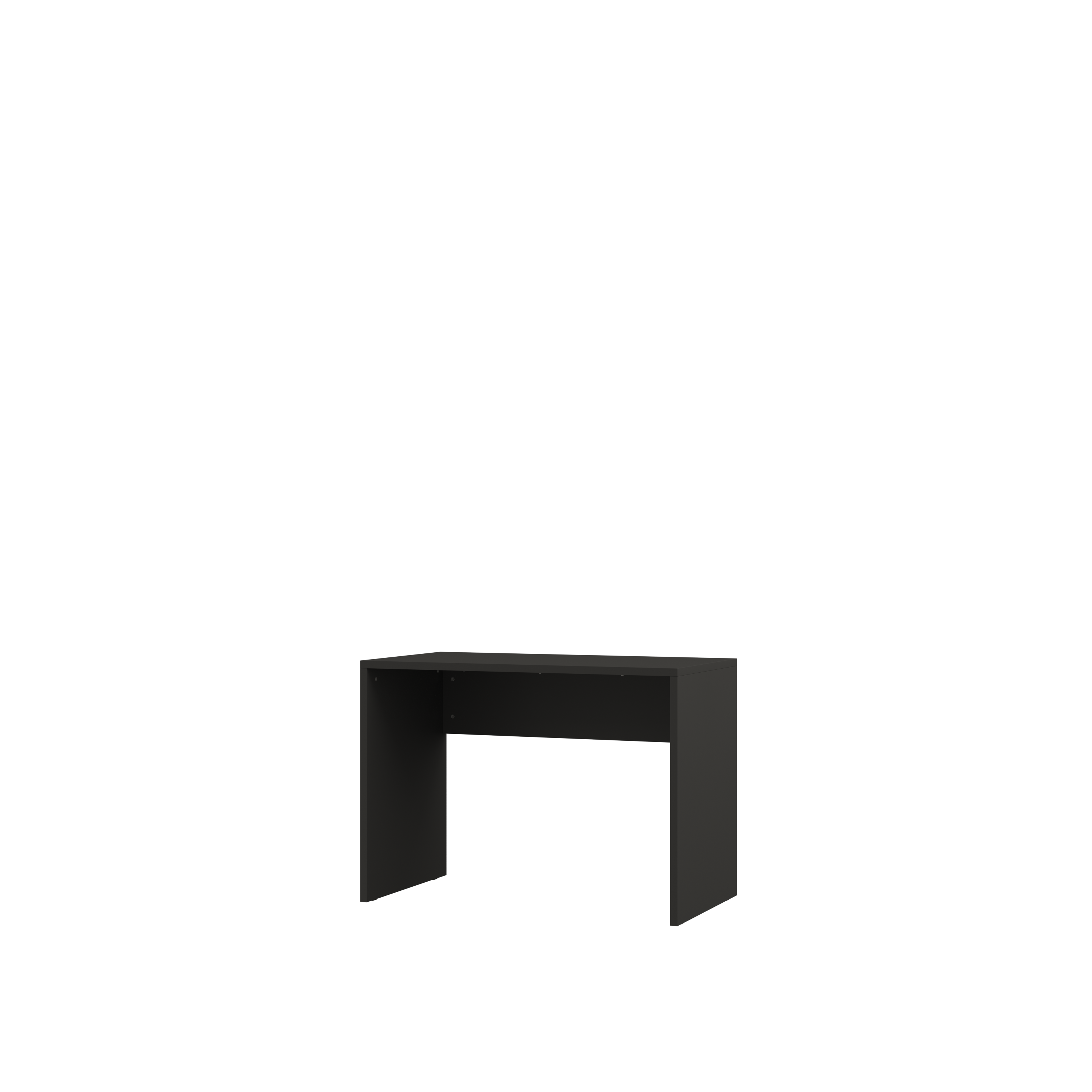 Individualisierbares Schrankbett Basic Möbelset Schwarz und Lancelot Eiche 90, 120, 140 x 200 cm