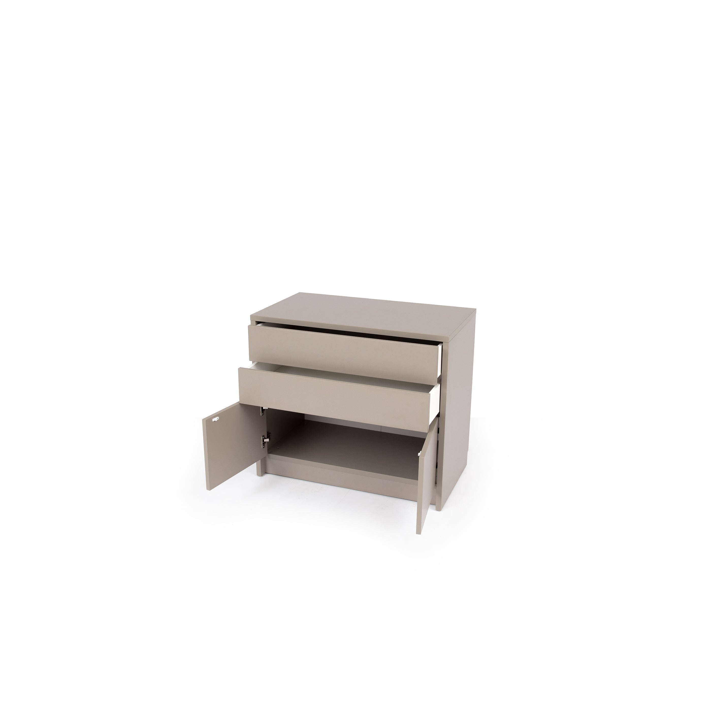 Individualisierbares Schrankbett Basic Möbelset Schwarz und Lancelot Eiche 90, 120, 140 x 200 cm