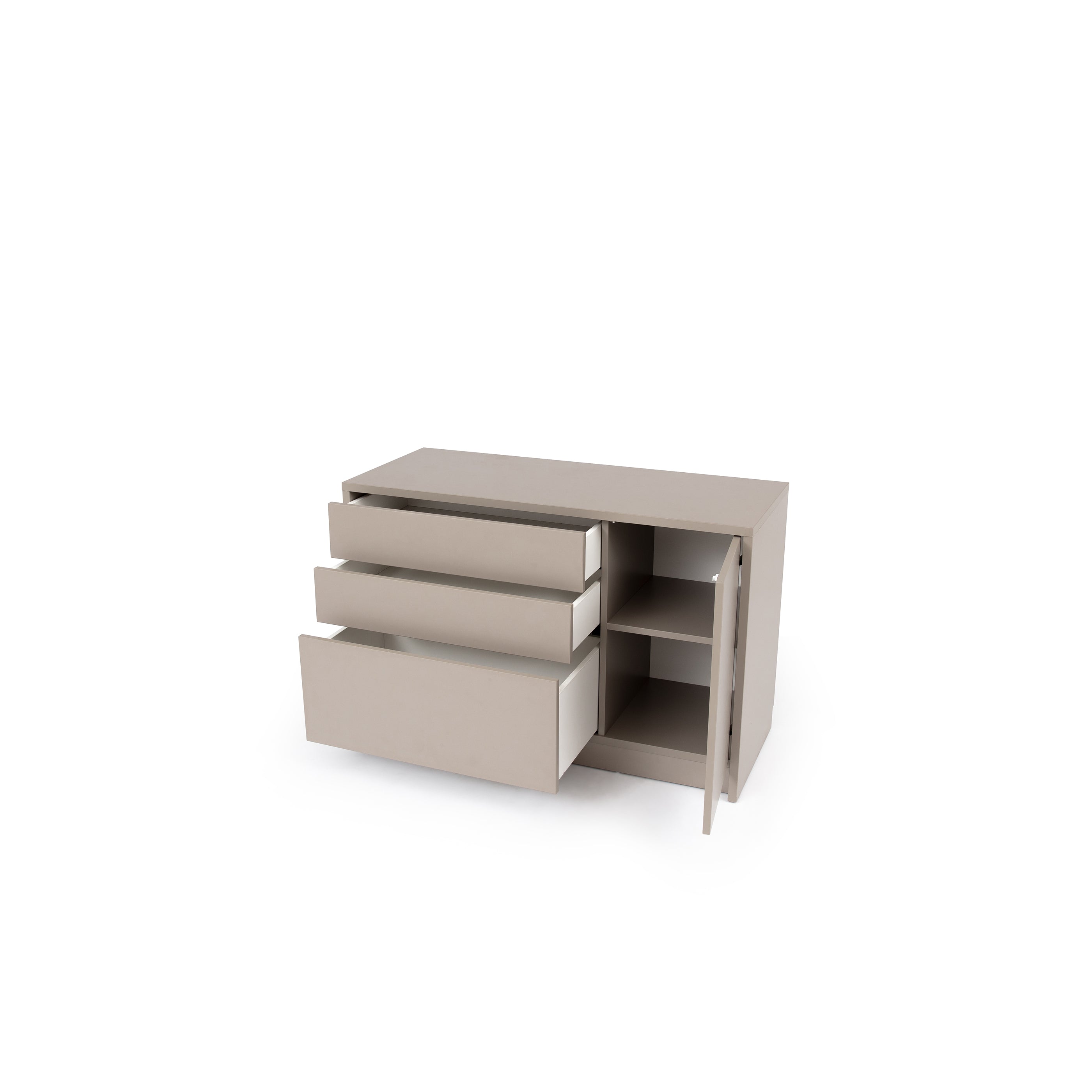 Individualisierbares Schrankbett Basic Möbelset Schwarz und Lancelot Eiche 90, 120, 140 x 200 cm