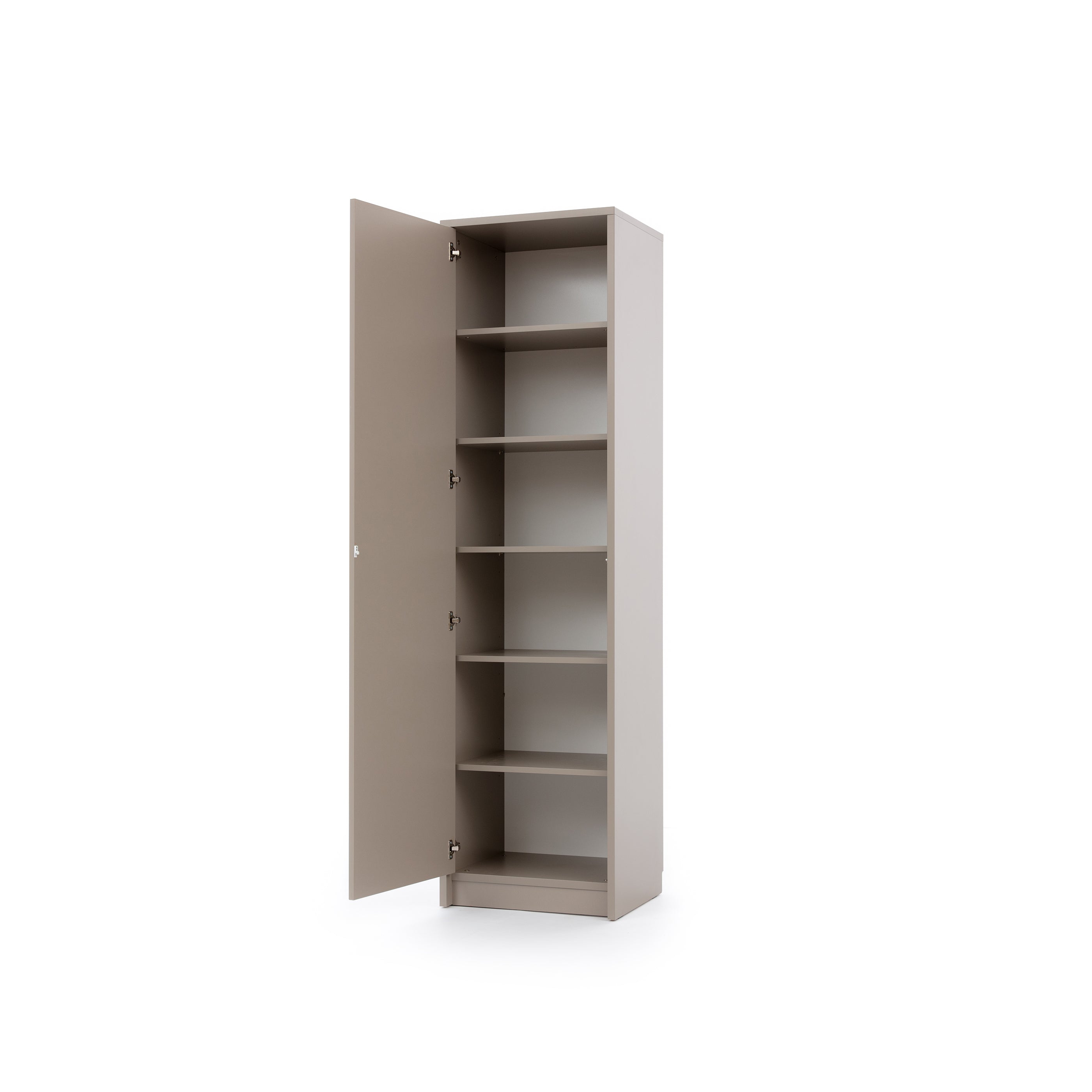 Individualisierbares Schrankbett Basic Möbelset Schwarz und Lancelot Eiche 90, 120, 140 x 200 cm