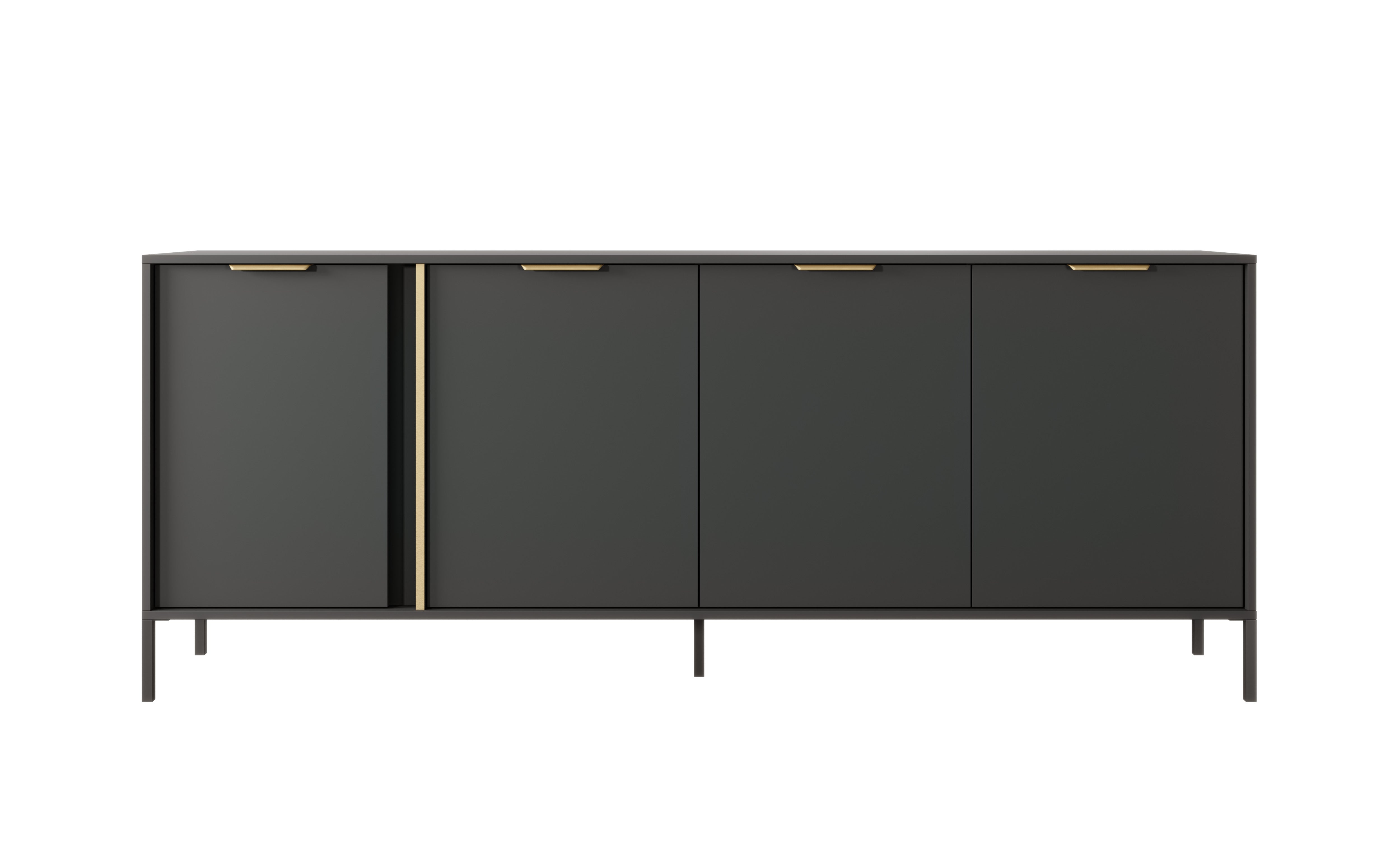 Lask Lars – Breites Sideboard mit 4 Türen
