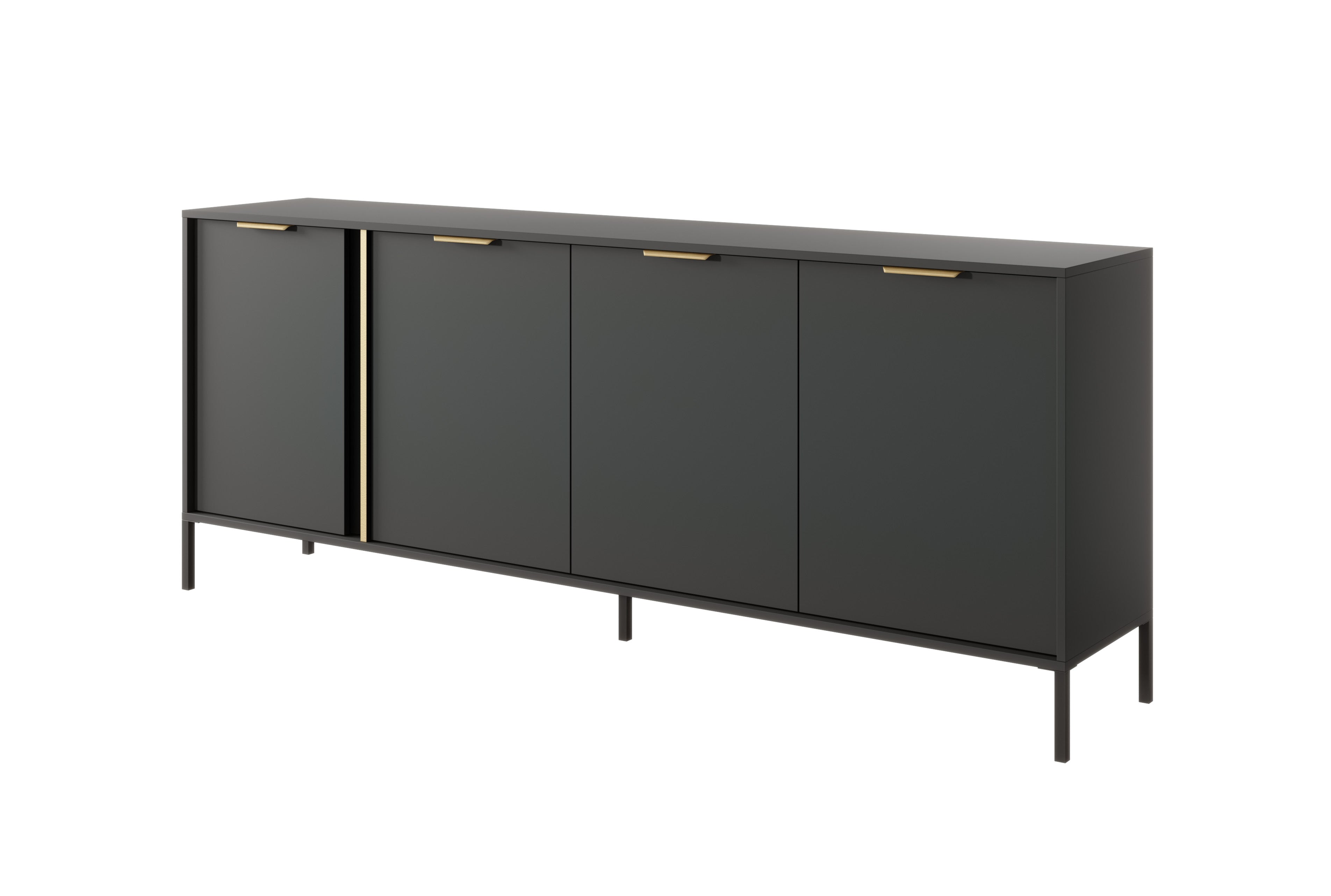 Lask Lars – Breites Sideboard mit 4 Türen