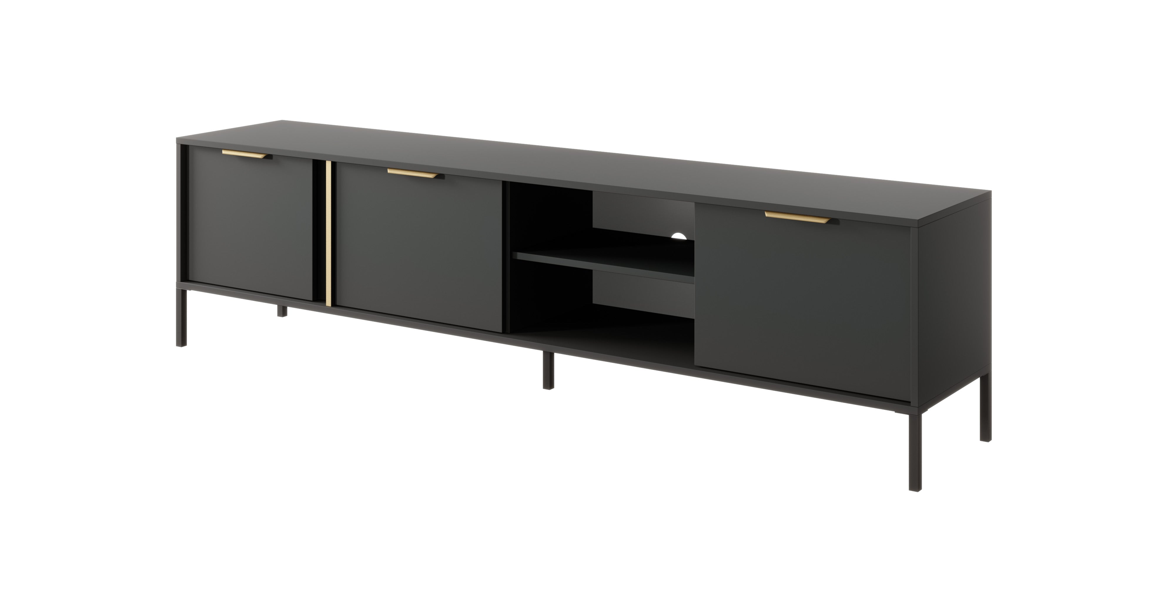 Lask Lars - TV-Schrank 203 cm mit 4 Türen