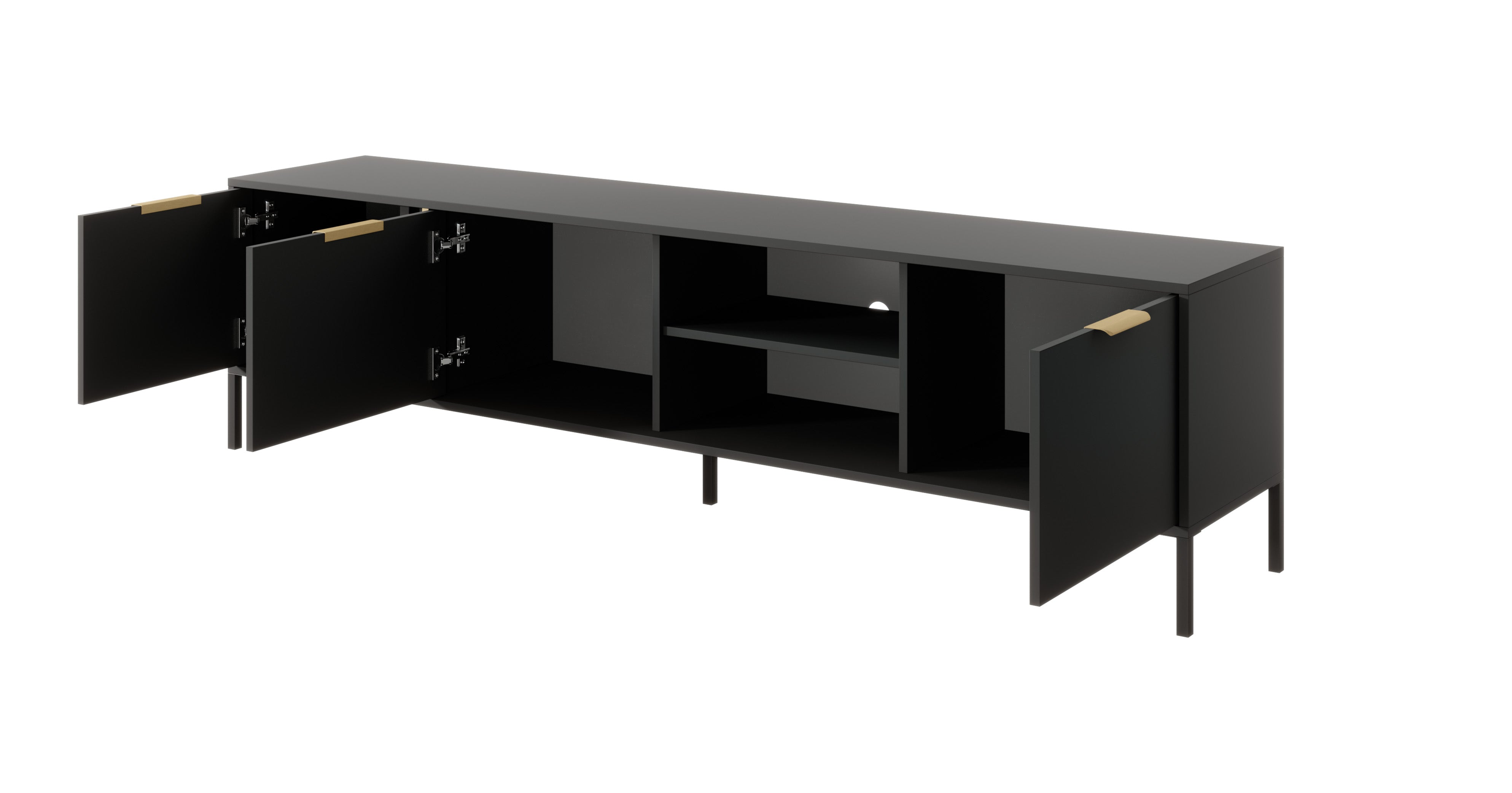 Lask Lars - TV-Schrank 203 cm mit 4 Türen