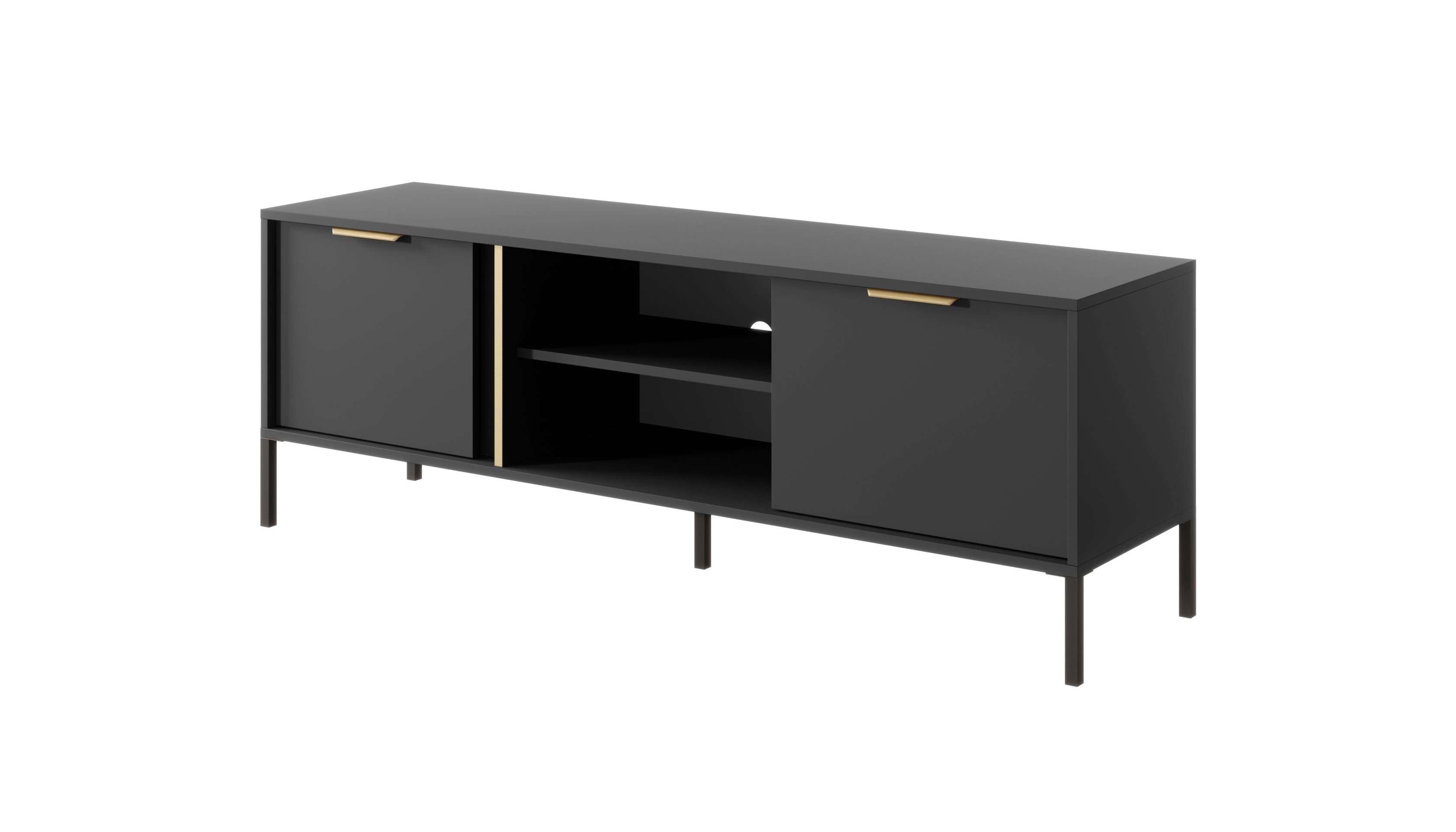 Lask Lars - TV-Schrank 153 cm mit 3 Türen