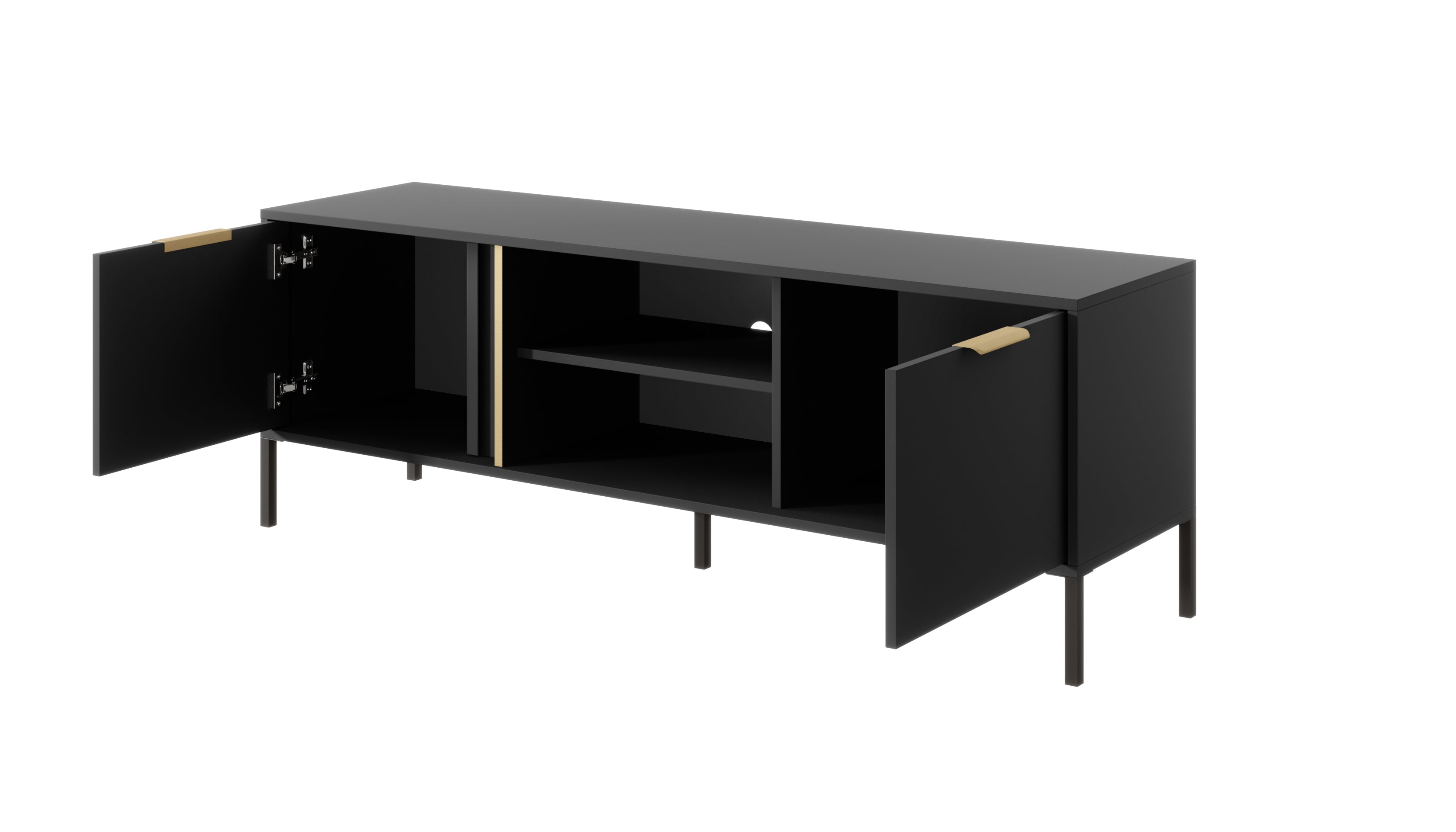 Lask Lars - TV-Schrank 153 cm mit 3 Türen
