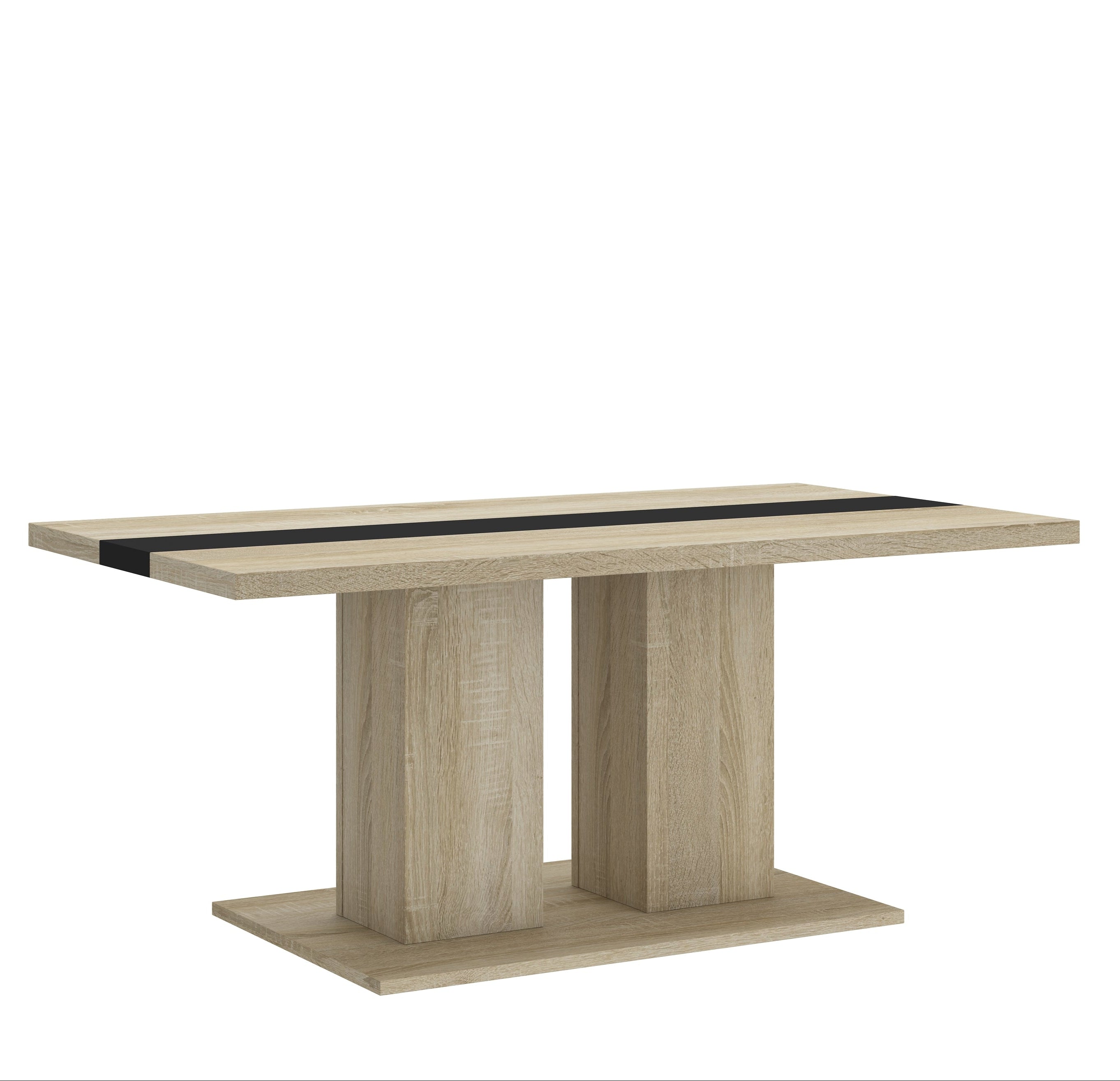 Boston Couchtisch – Sonoma Eiche/Schwarz