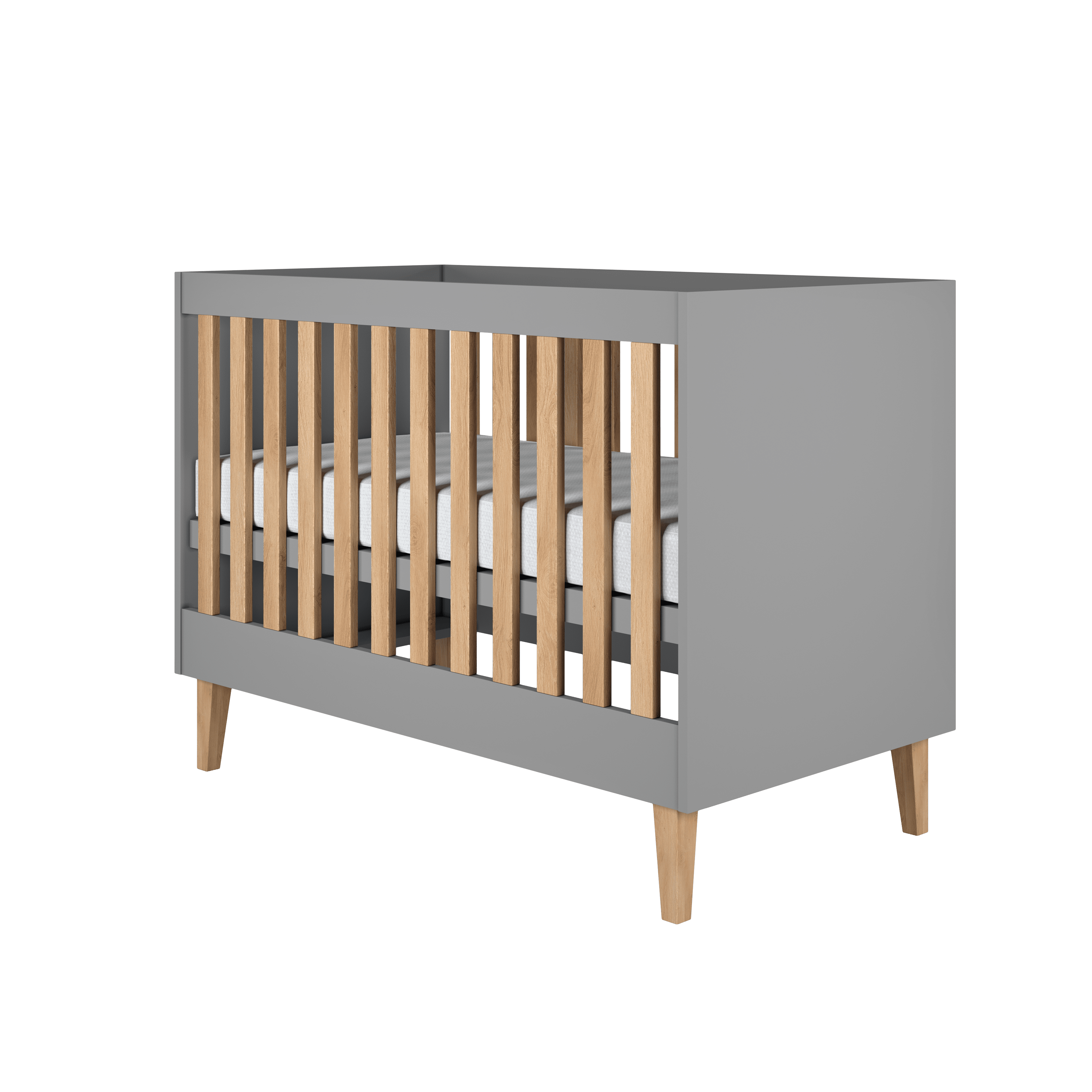 Kocot Kubi Baby Cot Grey