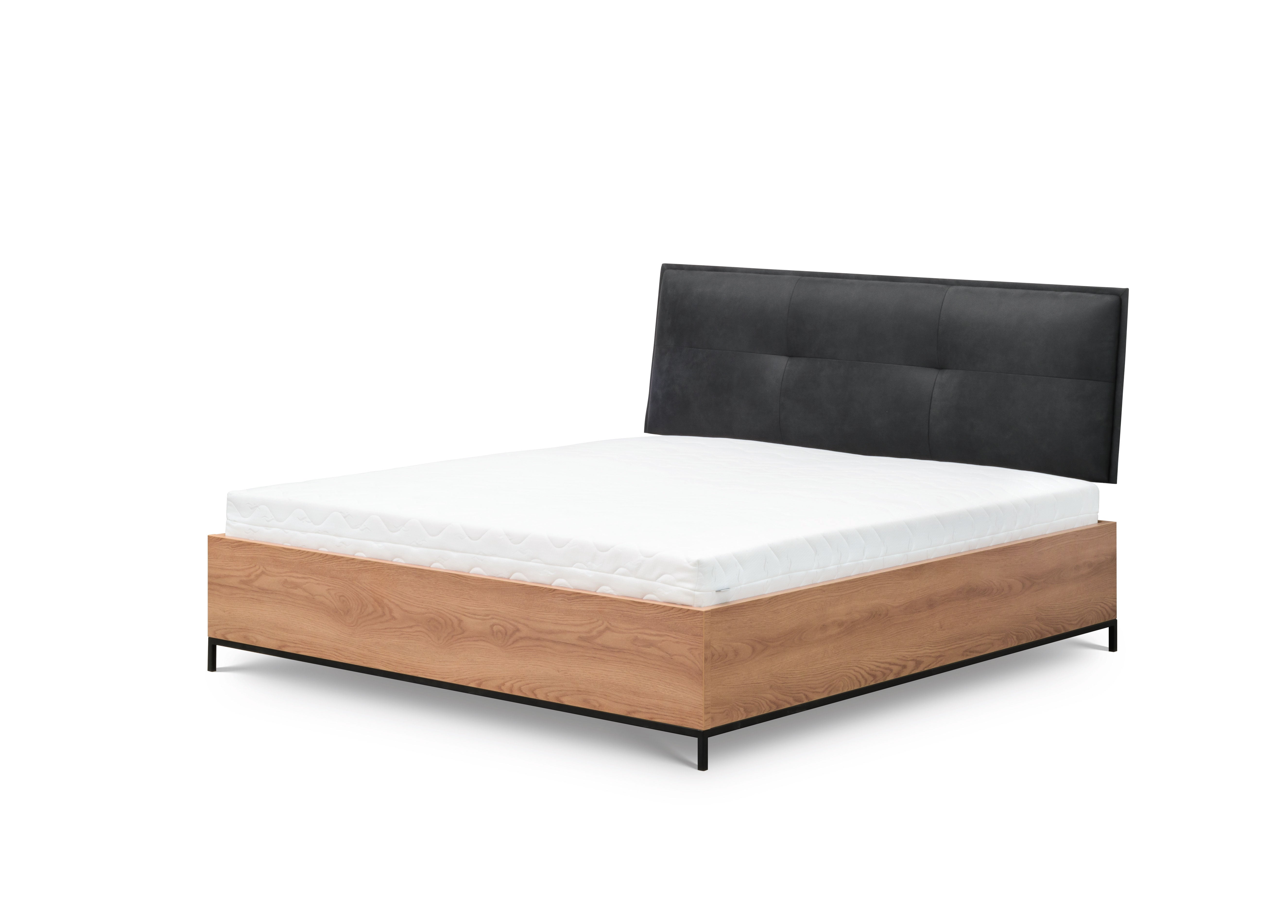 NE Loft Caramel – Bett mit Stauraum 160 x 200 cm