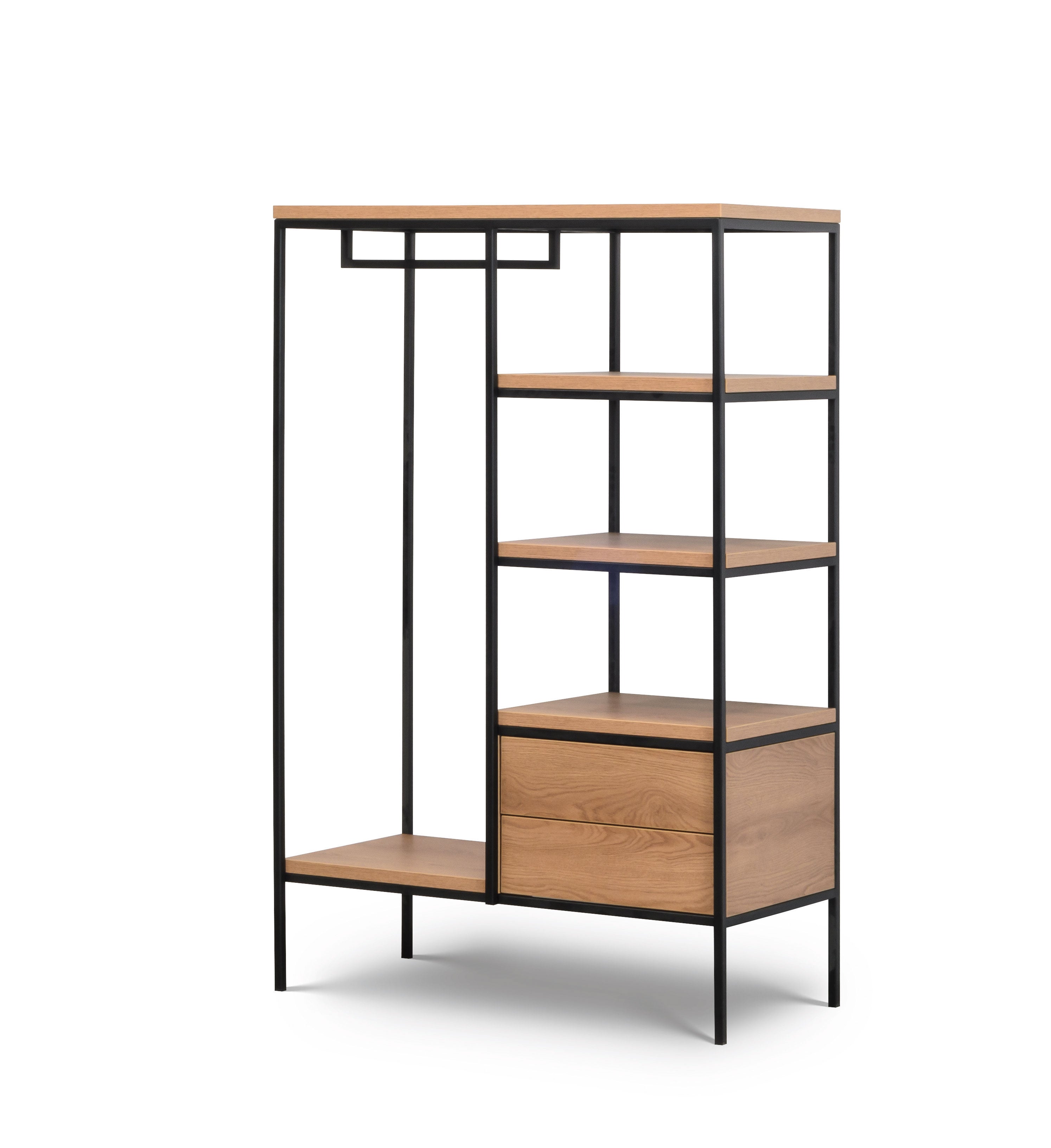 NE Loft Caramel – Regal mit Kleiderstange
