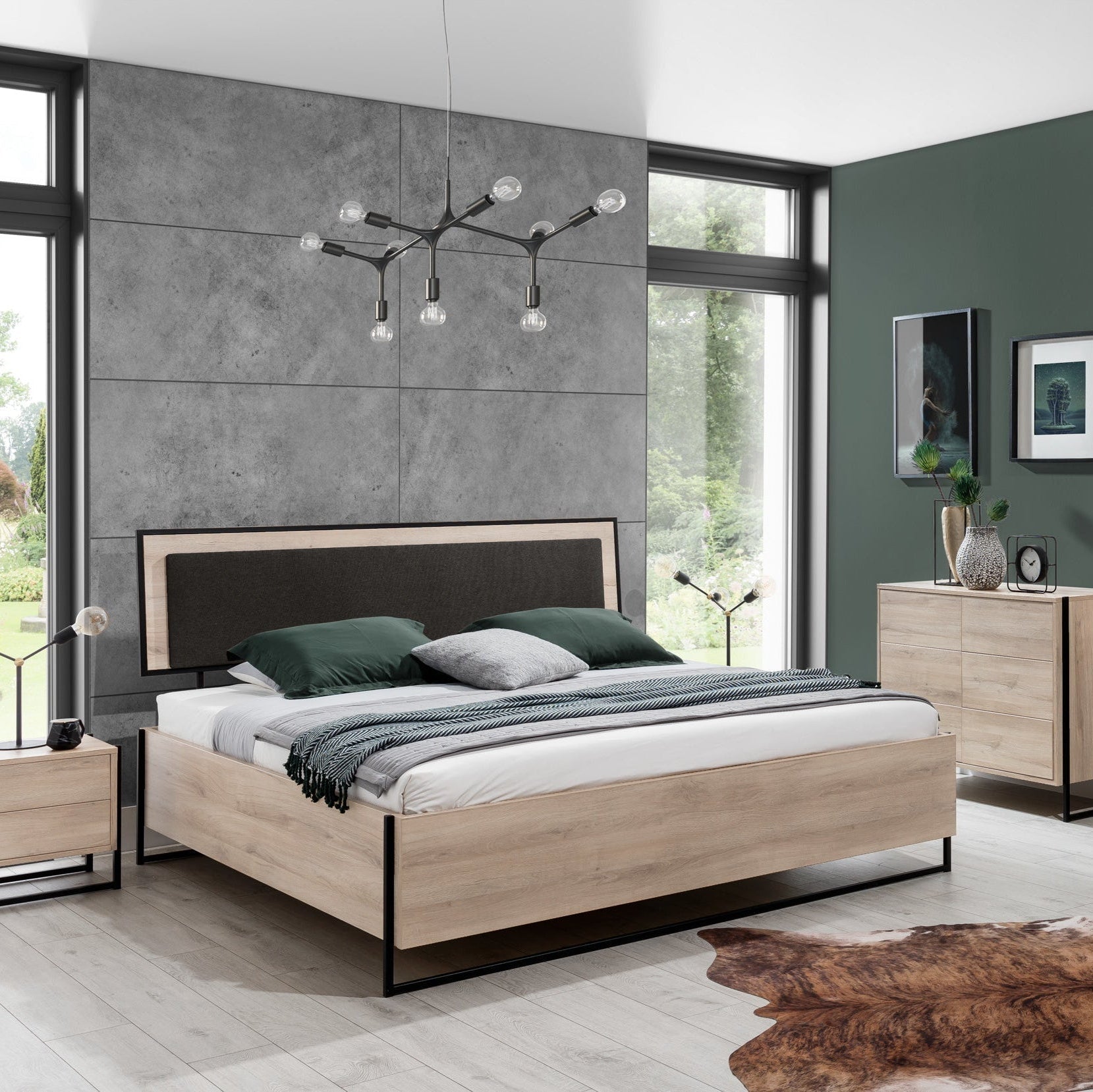 NE Loft Lorenzo – Bettgestell 90 × 200 cm (ohne Stauraum)
