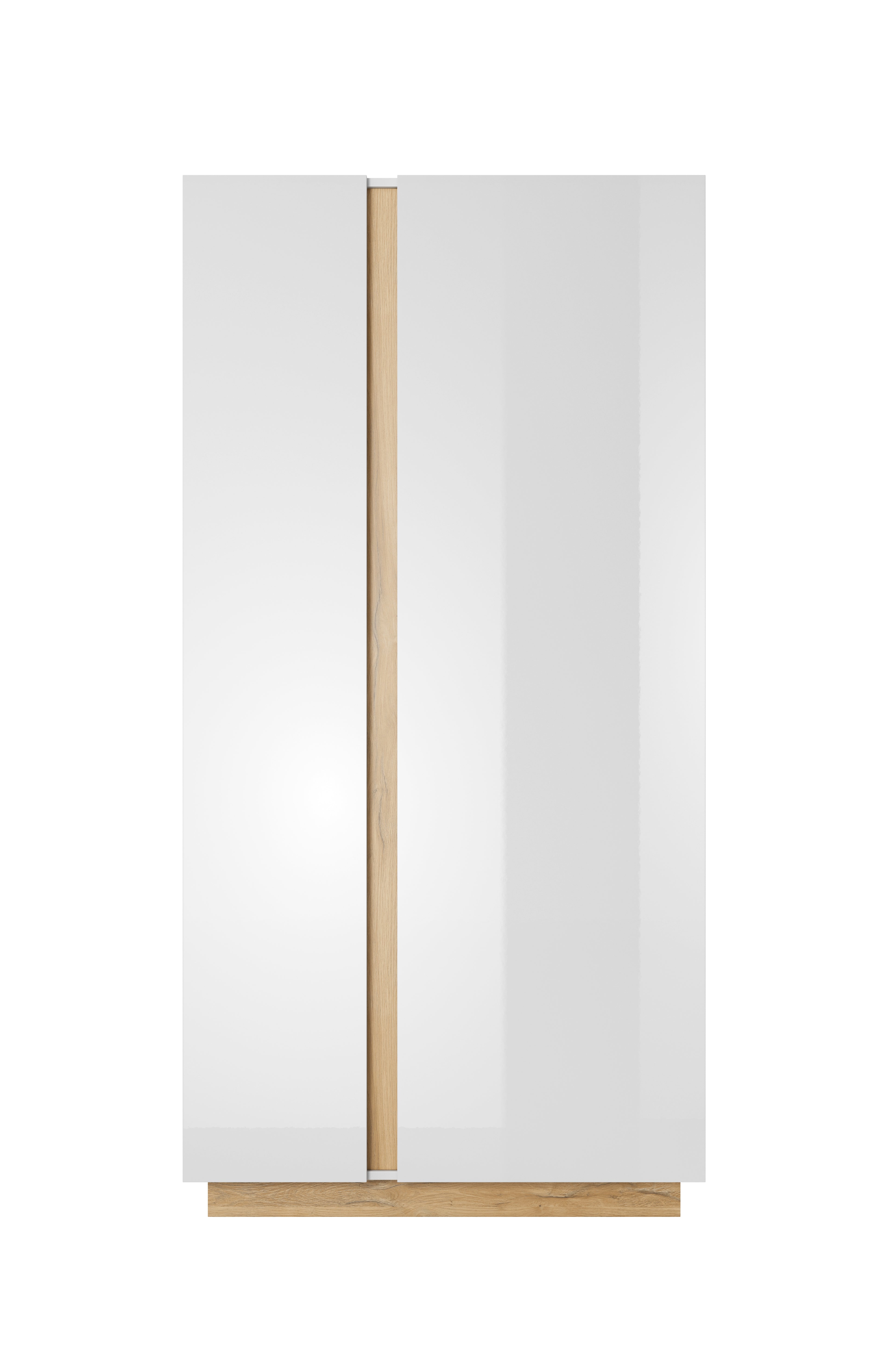 Lask ARCO Kleiderschrank 96 - 96,5 x 54 x 193,5 cm - Weiß