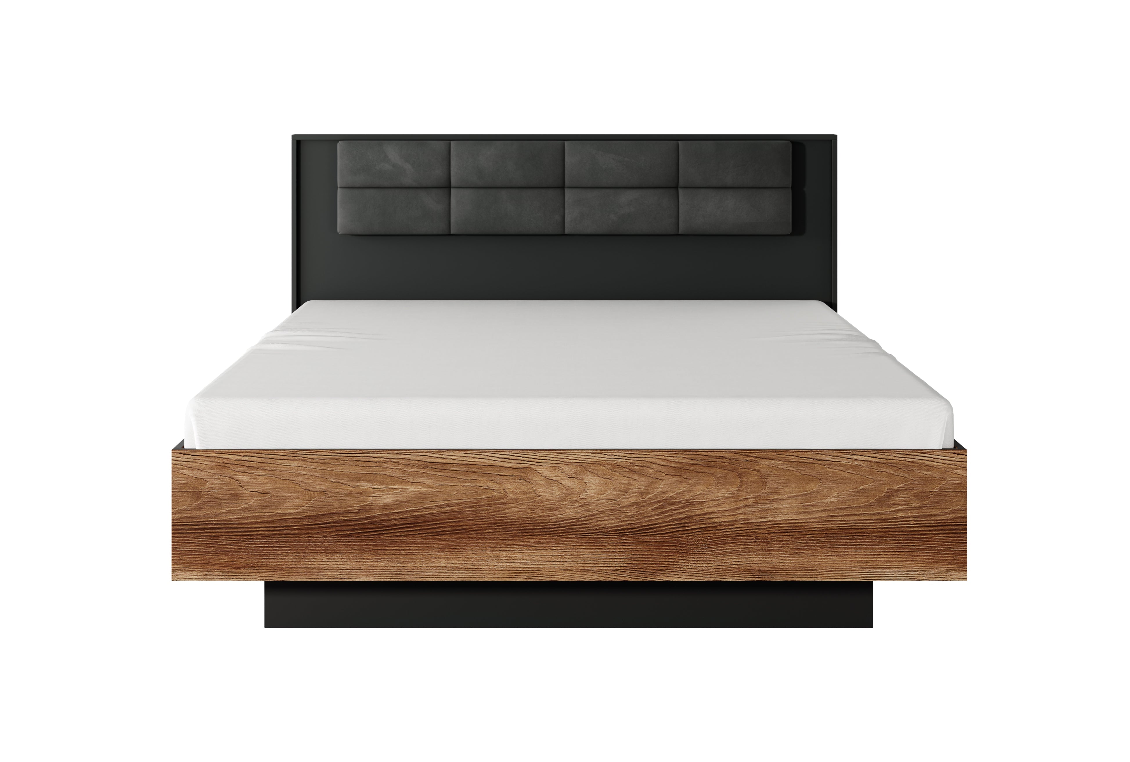 Lask Milton – Bett mit Nachttischen