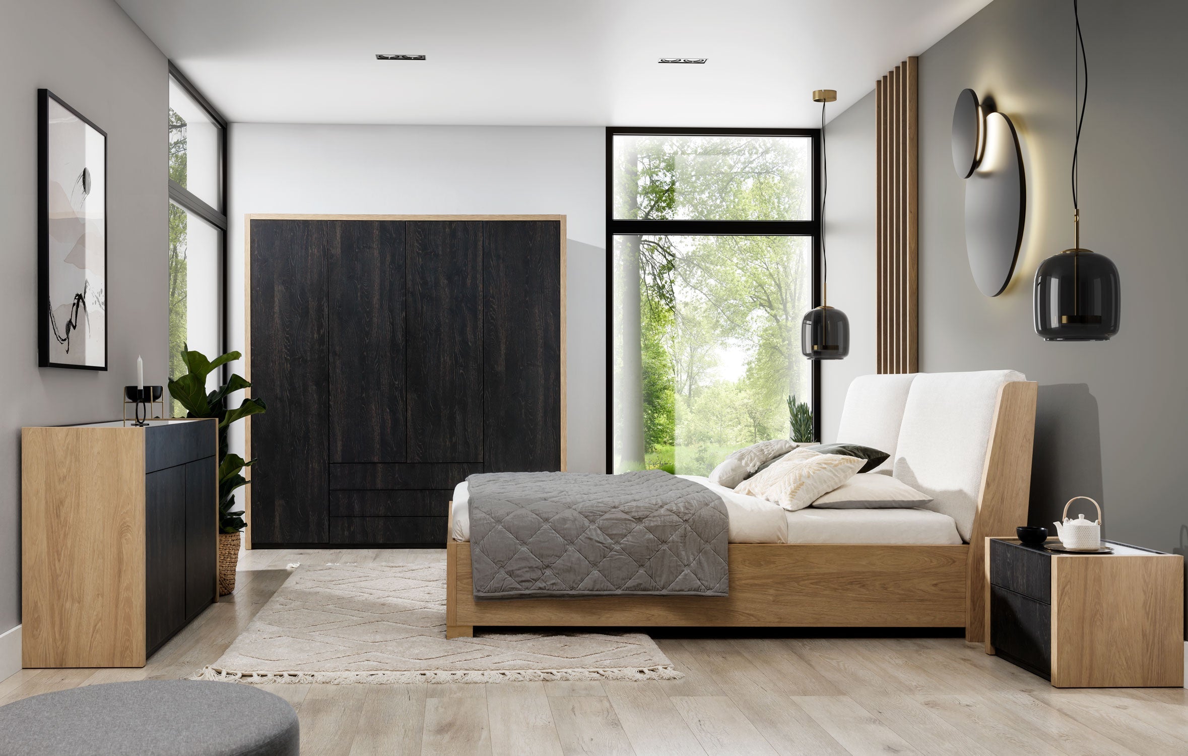 NE Modello Bett 160 x 200 cm – ohne Stauraum