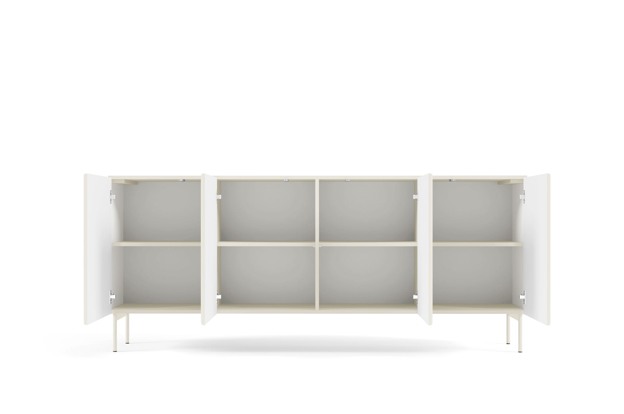 Lask Multi Cashmere – Sideboard 195 cm mit 4 Türen (195,2 × 81,2 × 39,8 cm)