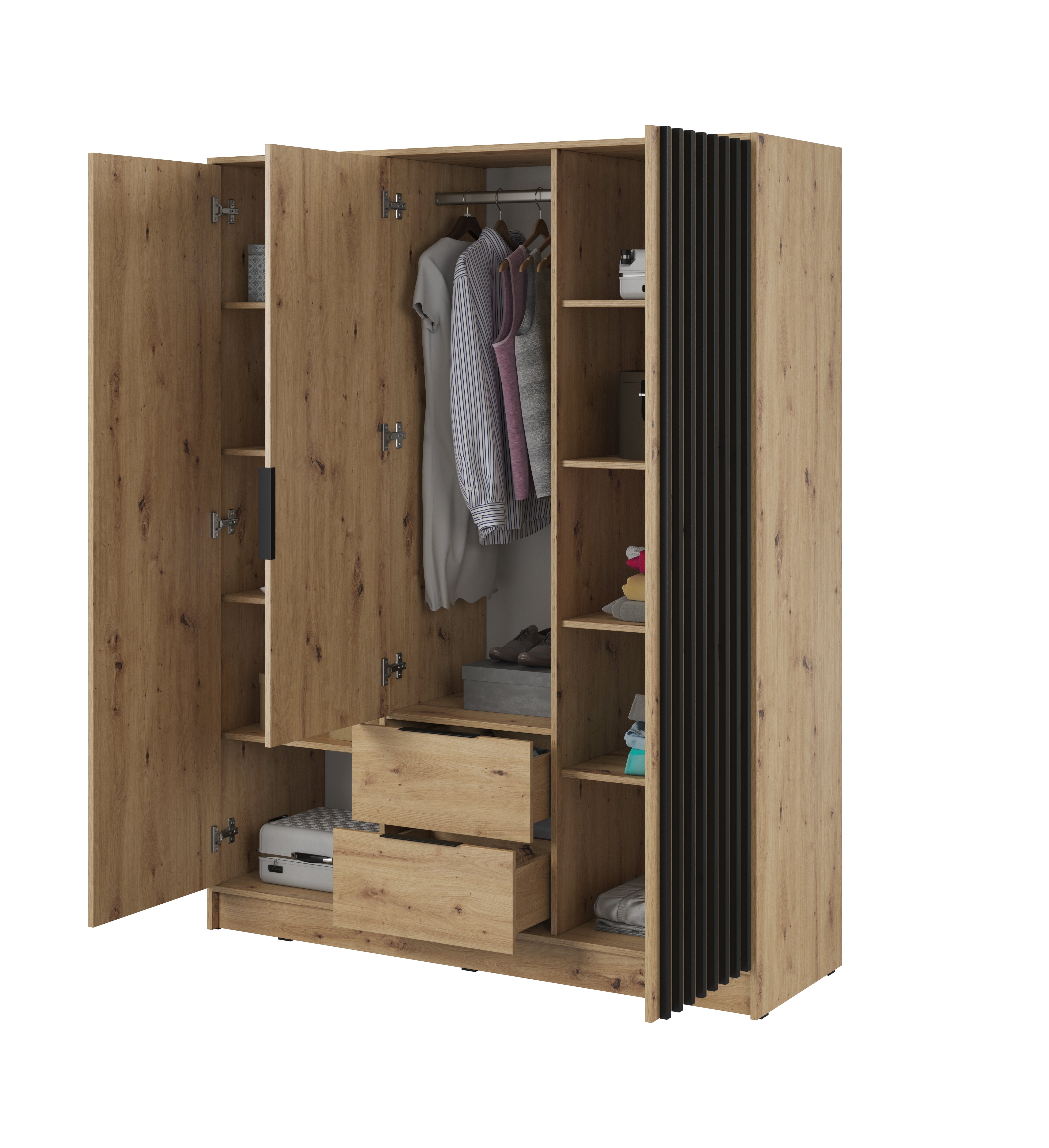 Nelly 3D Kleiderschrank Artisan