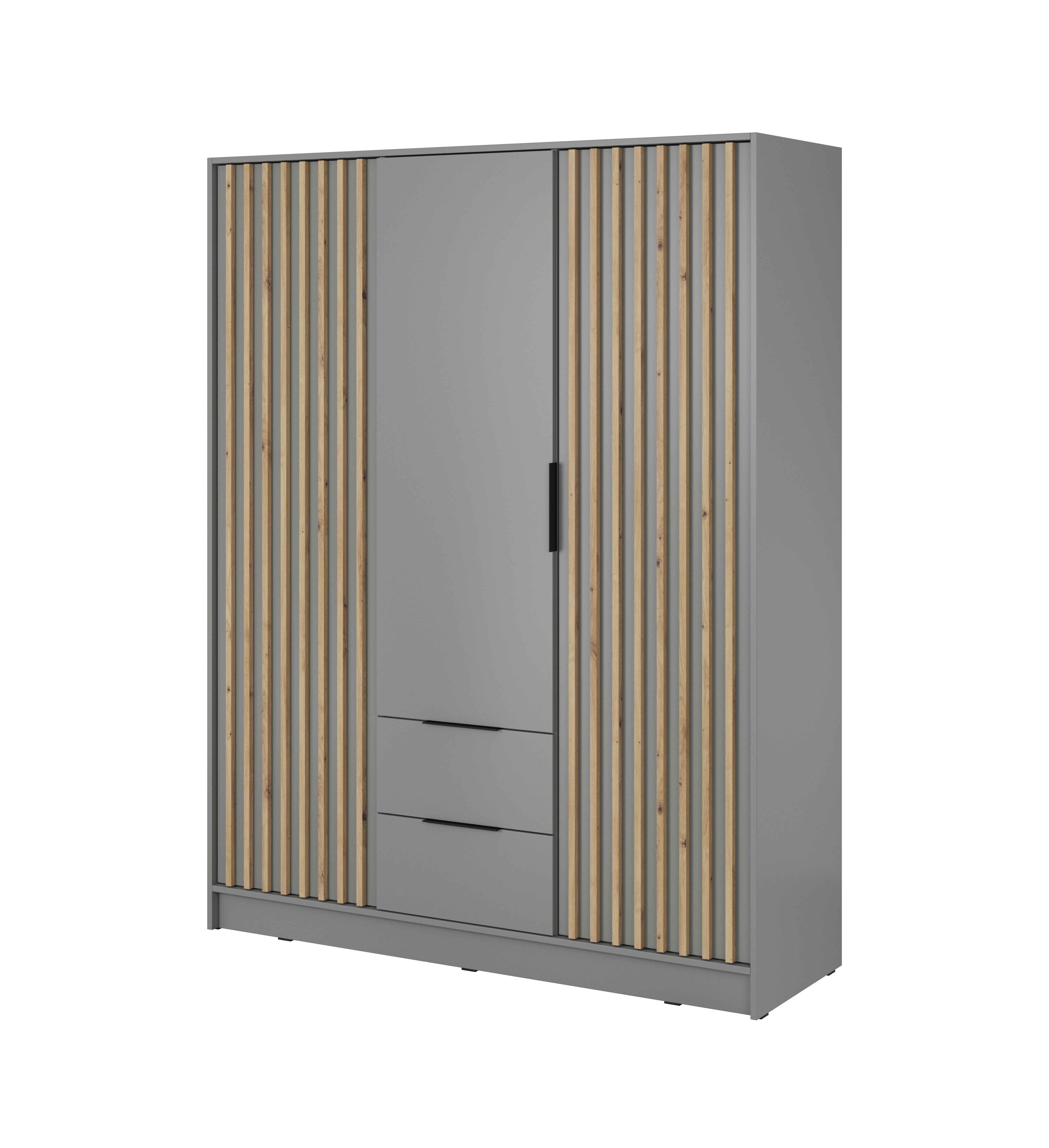 3D-Garderobe Nelly Grau