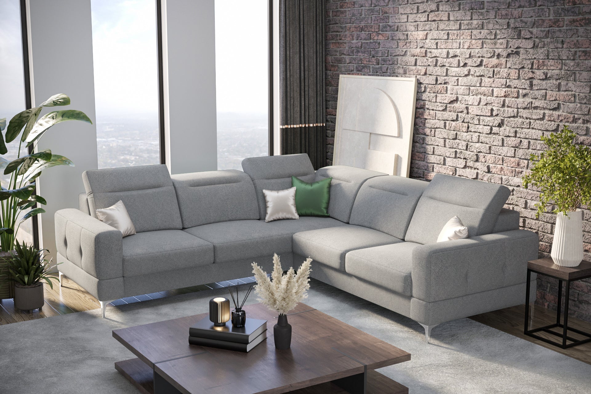 G-Malibu Max Ecksofa Geräumiger Komfort und modernes Design