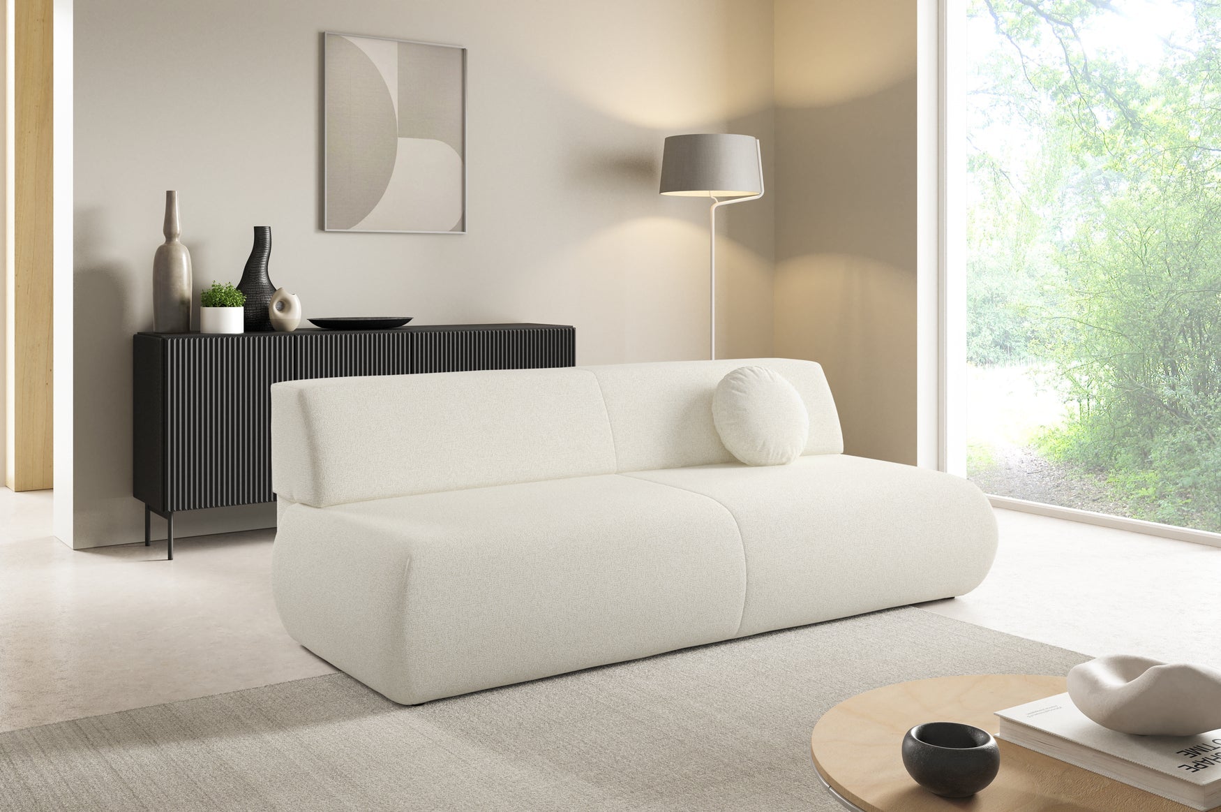Lask PUENTE Schlafsofa mit Stauraum – 214 x 100 cm