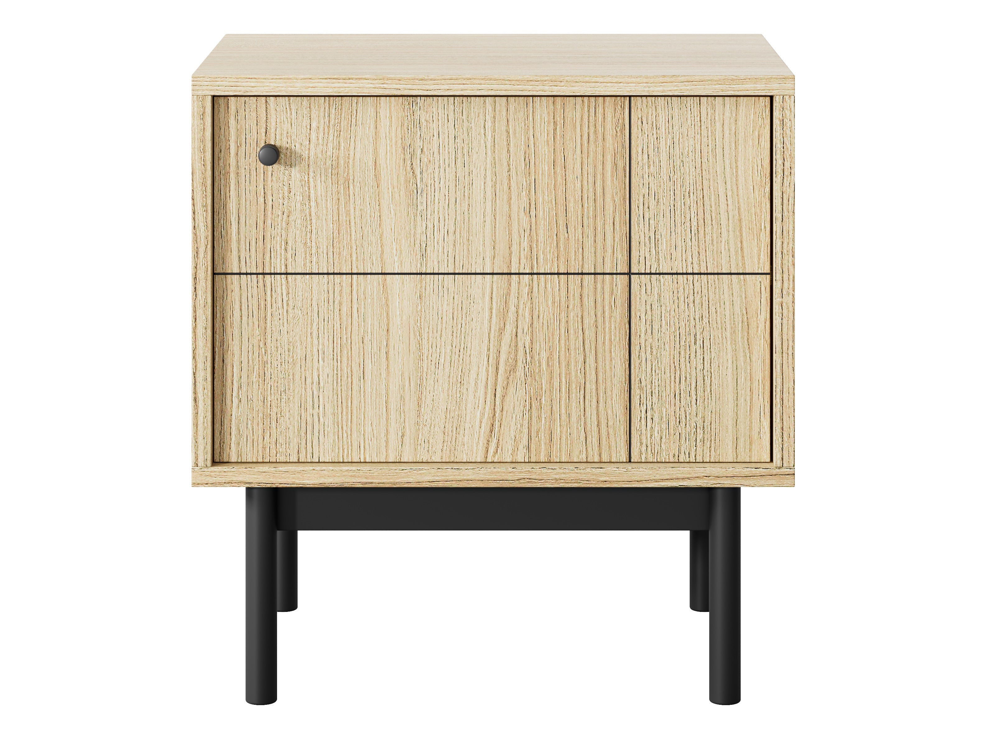 PI Japandi S54 Nightstand in Oak Linea