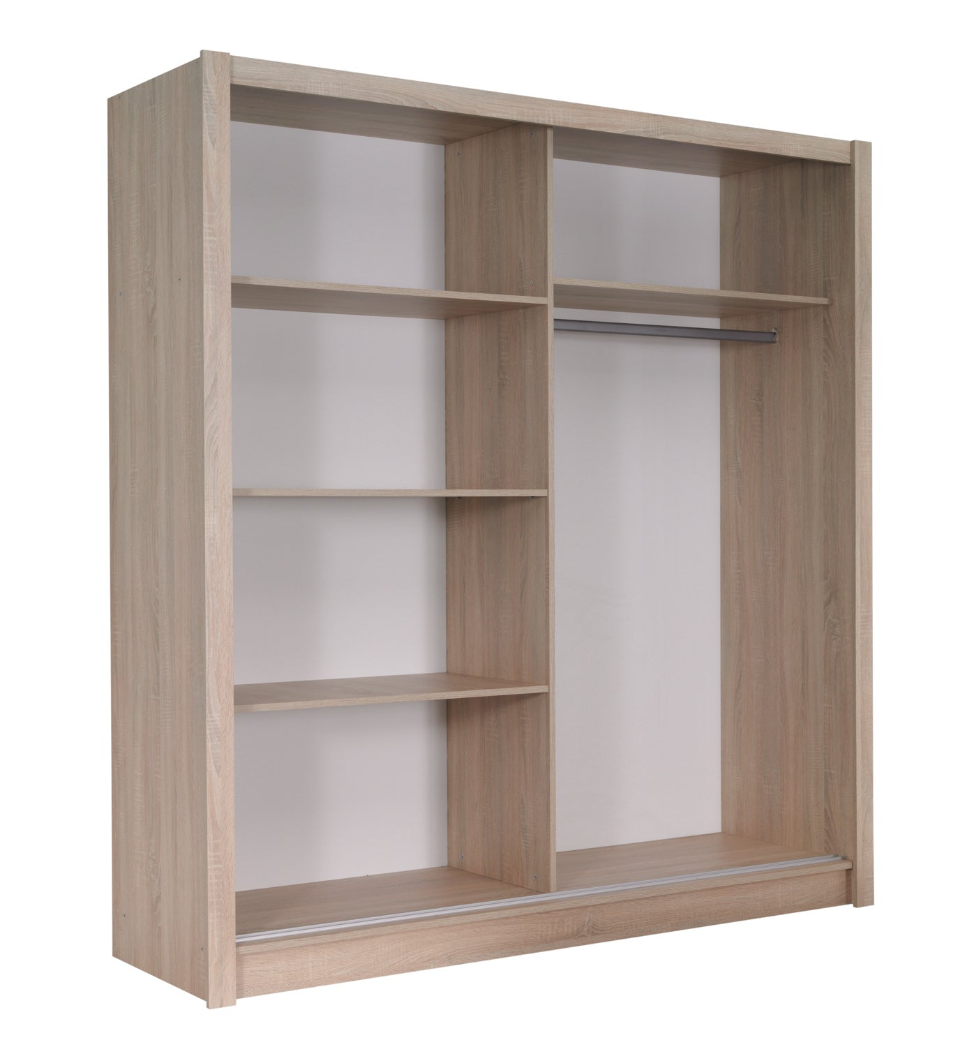 MO Roma 6 Schwebetürenschrank - Eiche Sonoma 180 cm