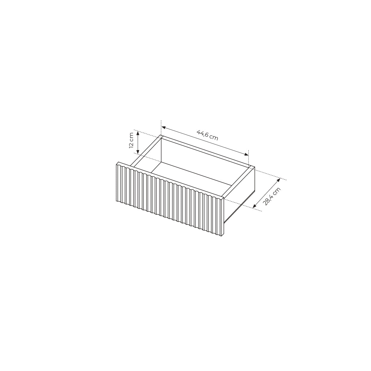 Lask Senso - Sideboard 153 cm beige (2 Türen, 3 Schubladen)
