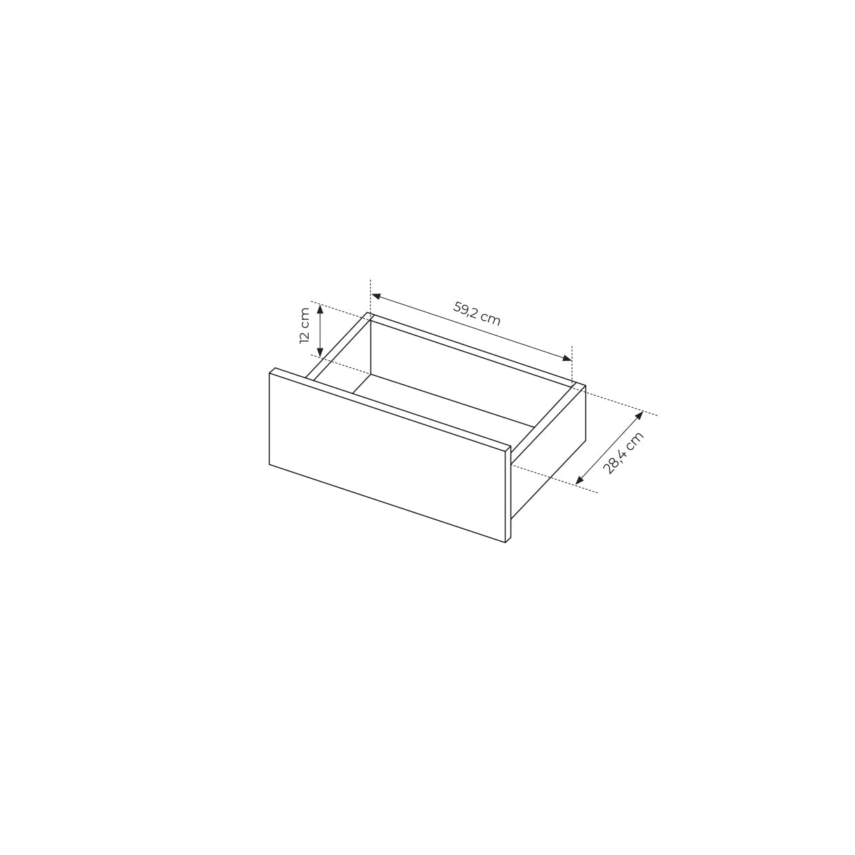 Lask Senso – Couchtisch 68 cm beige