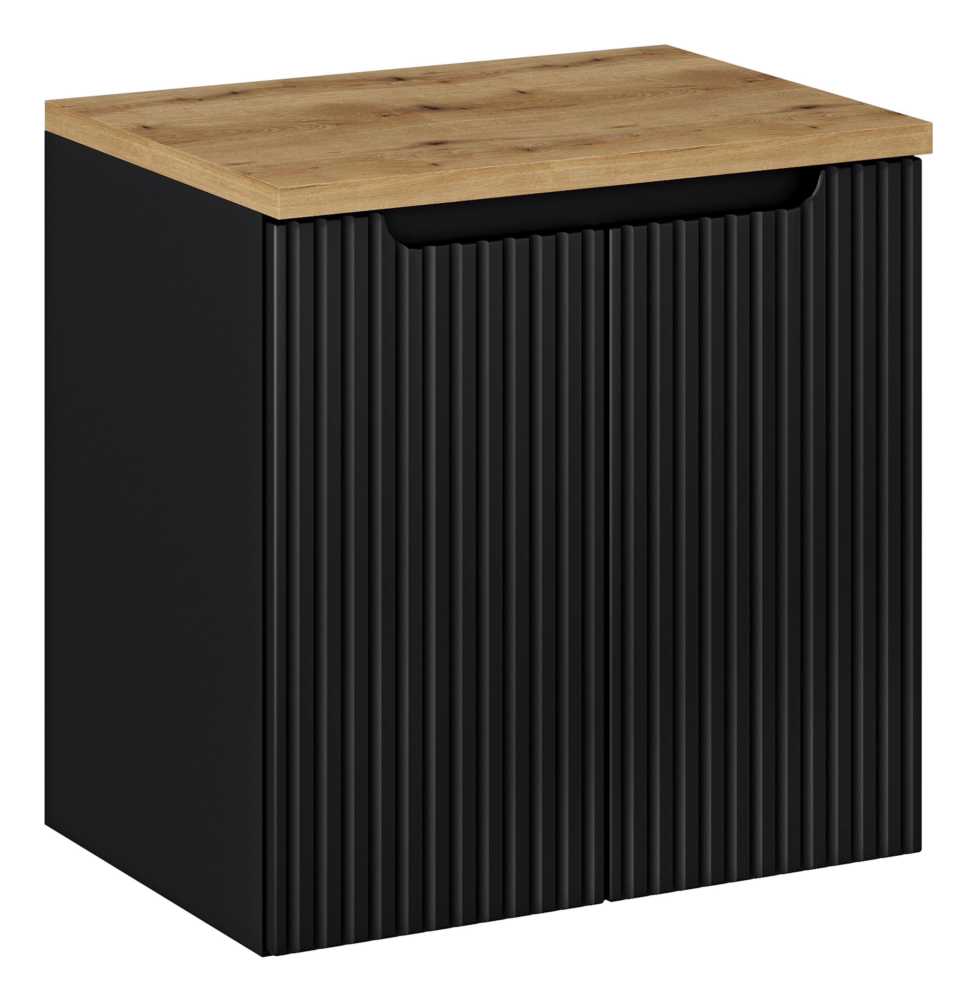 Nova Black 120CM Bathroom Set with High Cabinet SET-NOB B OAK UN BEYOND 5 WH