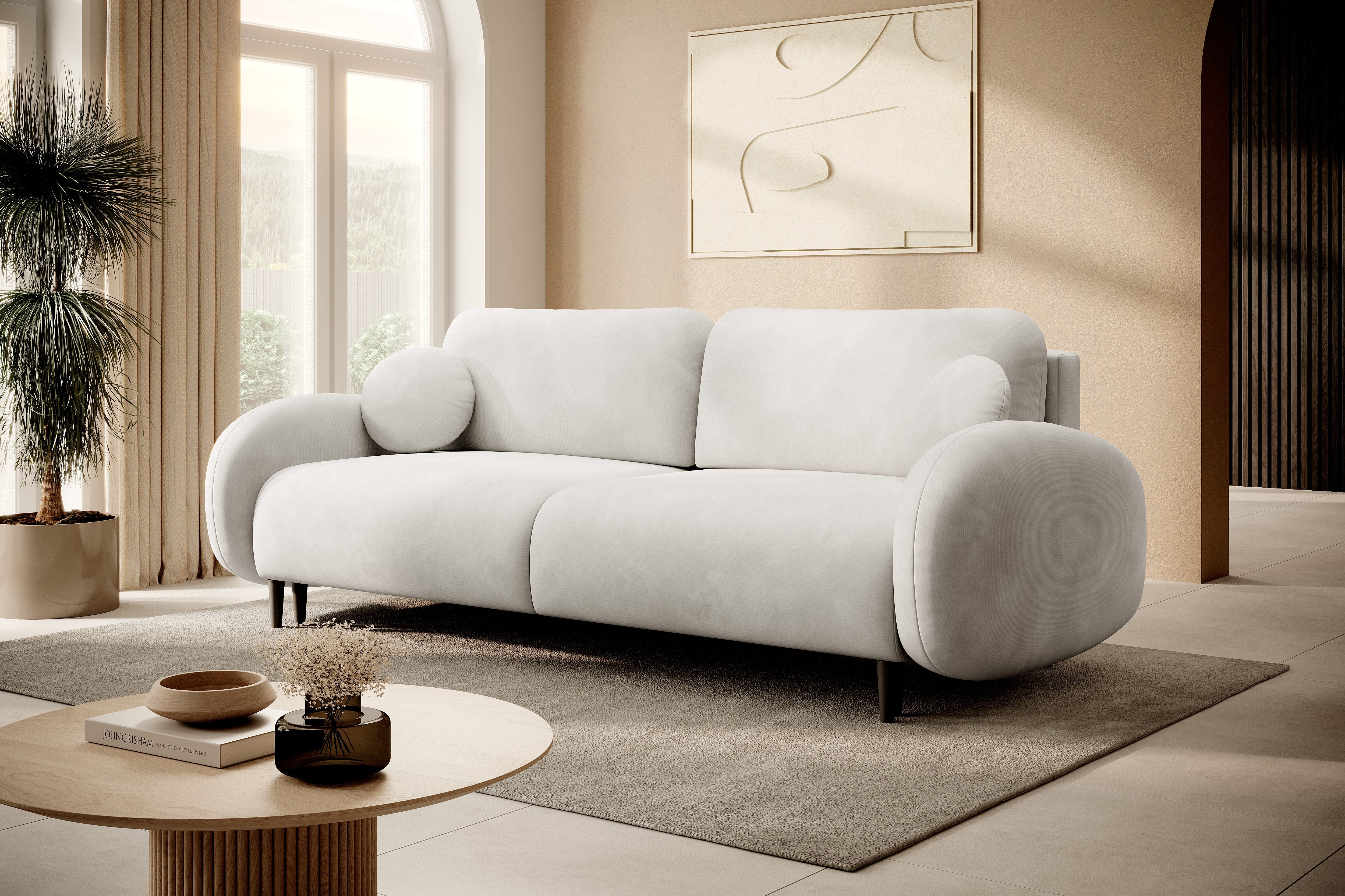 Lask SOFT Schlafsofa mit Stauraum – 232 x 109 cm