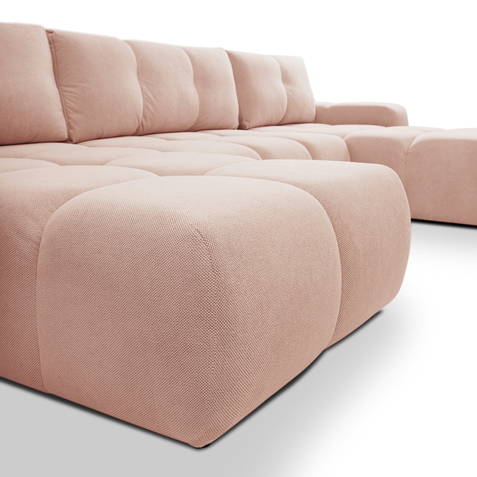 Lask SOHO U-Shaped Corner Sofa Bed with Storage – 359 x 177 cm