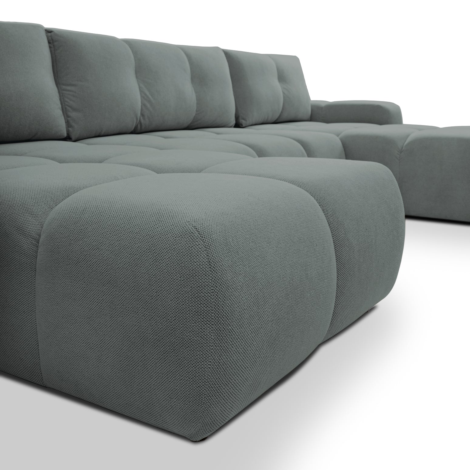 Lask SOHO U-Shaped Corner Sofa Bed with Storage – 359 x 177 cm